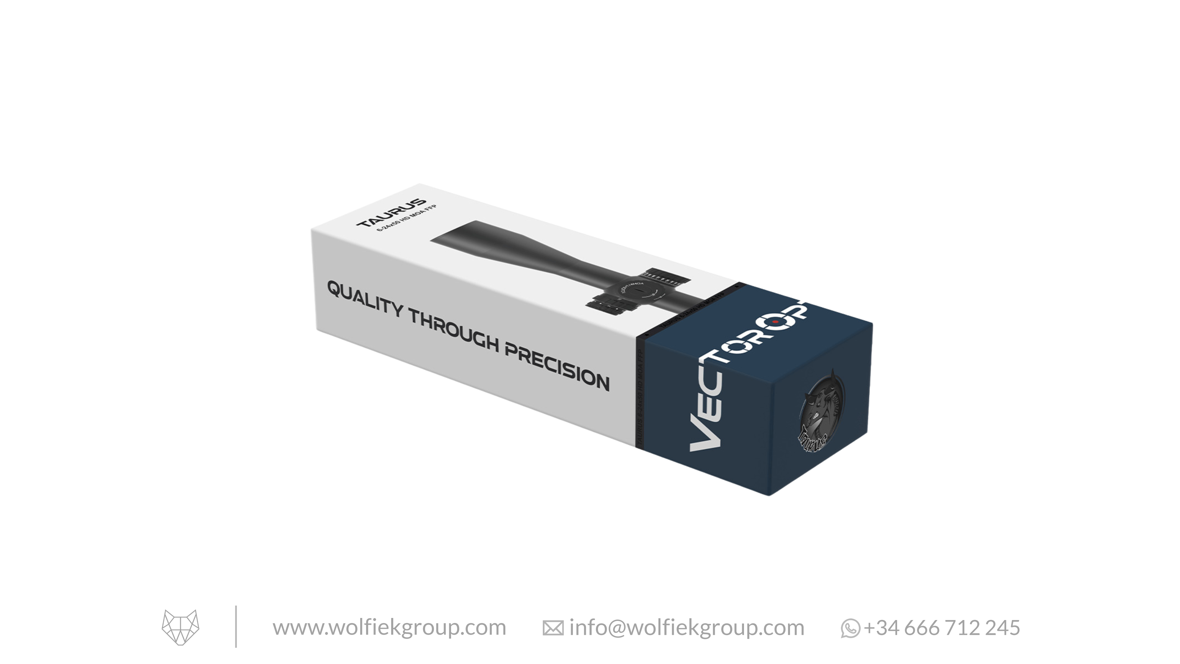 Vector Optics Taurus Riflescope - 6-24x50 HD MOA