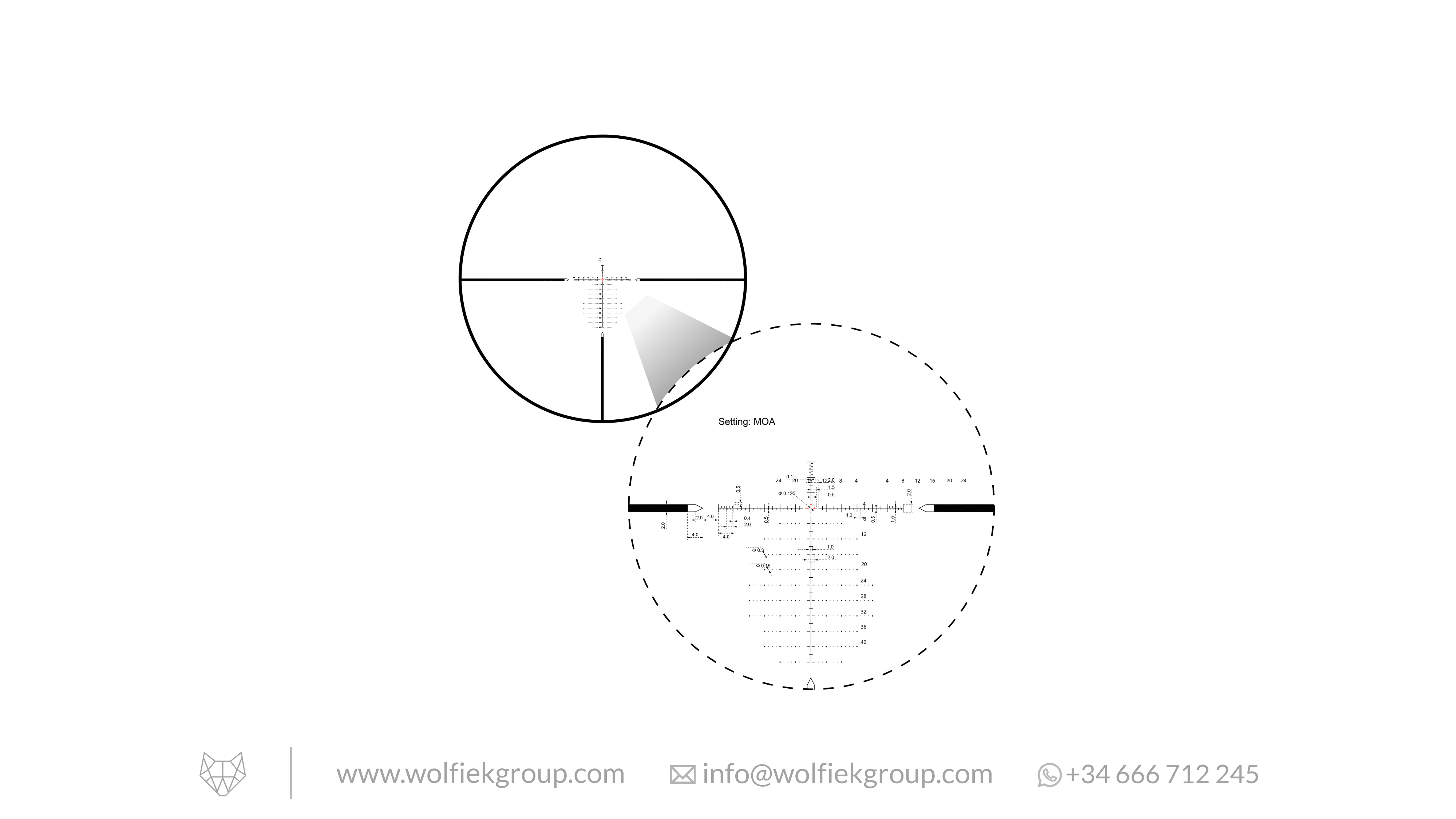 Vector Optics Taurus Riflescope - 6-24x50 HD MOA