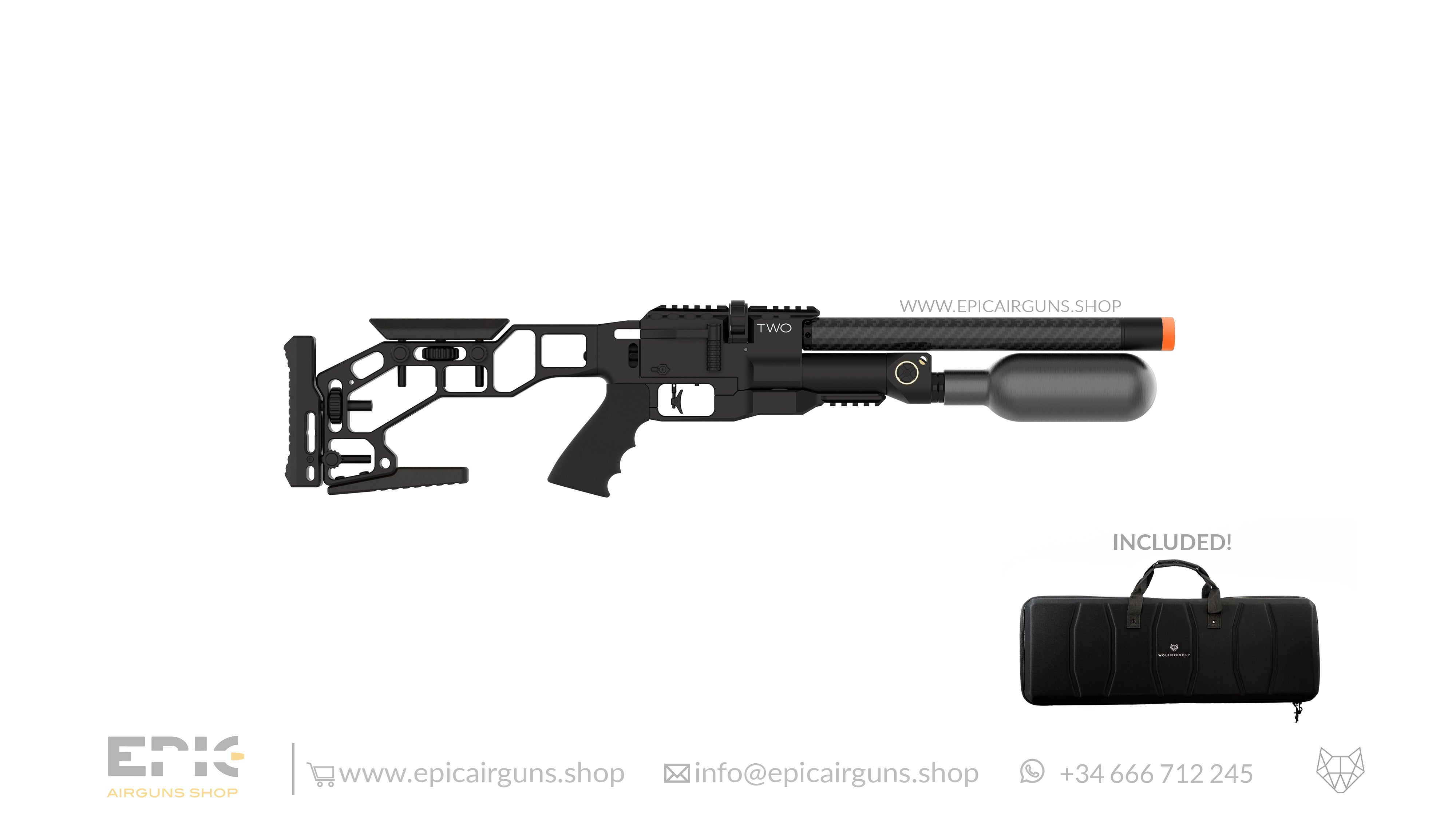 Epic Airguns TWO with Bottle · 300mm CZUB non-choked Barrel