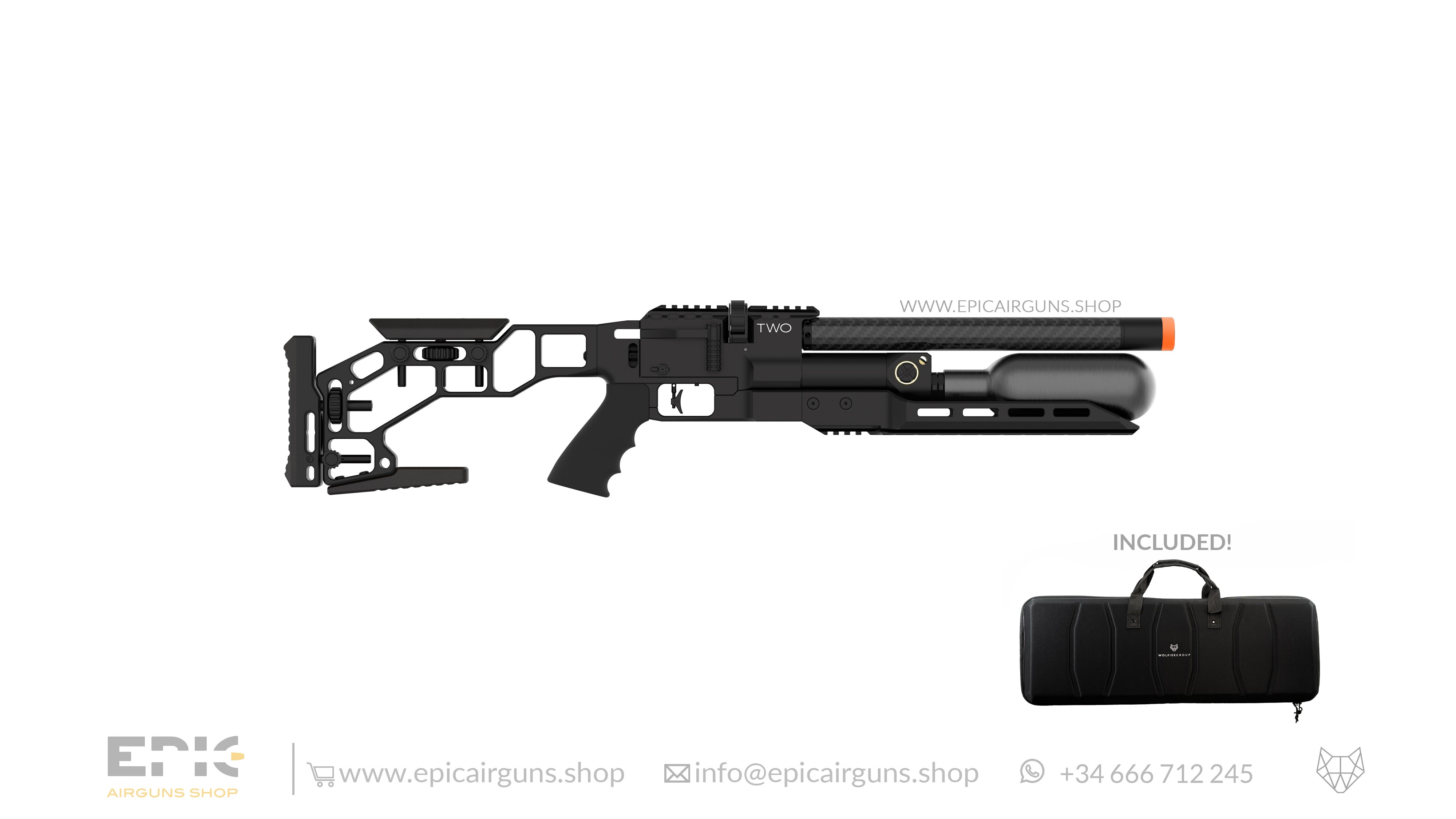 Epic Airguns TWO with Bottle · 300mm CZUB non-choked Barrel