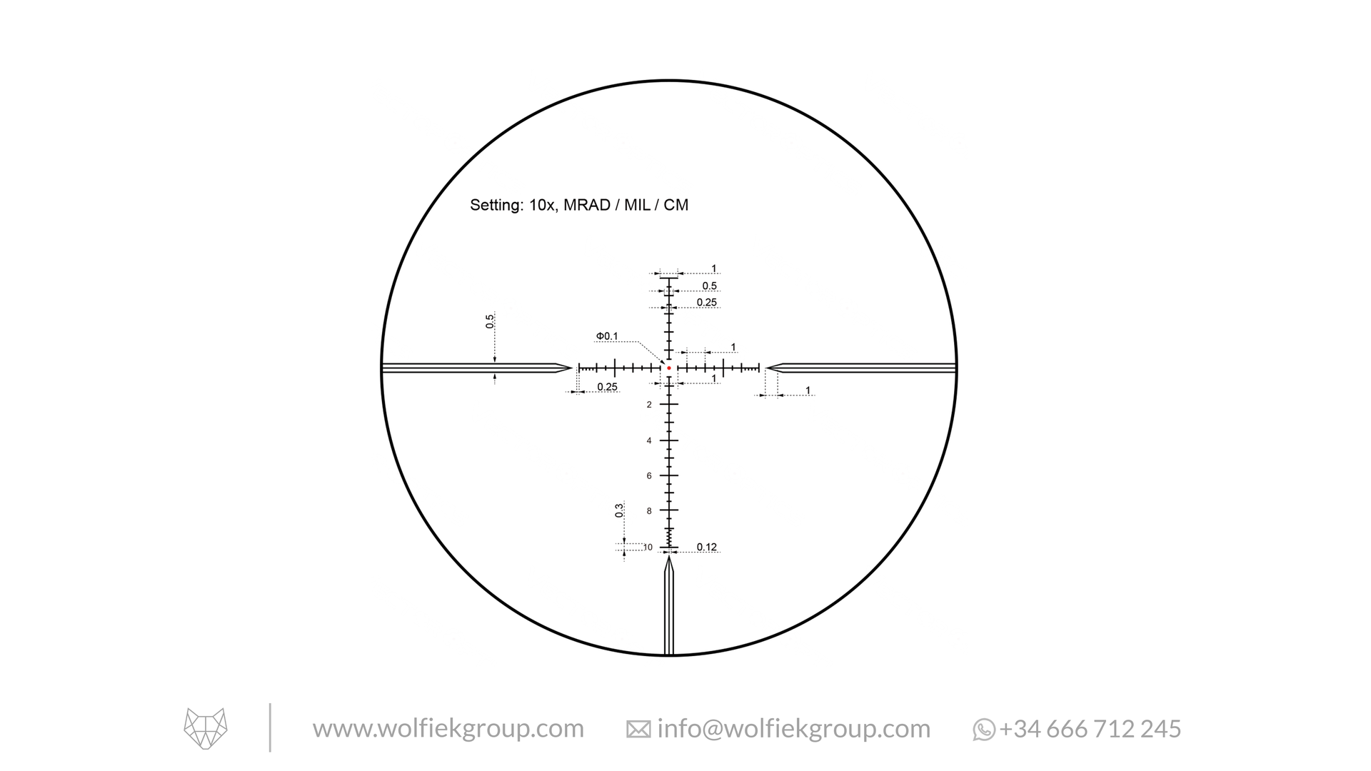 Vector Optics Taurus Riflescope - 4-16x44 HD SFP