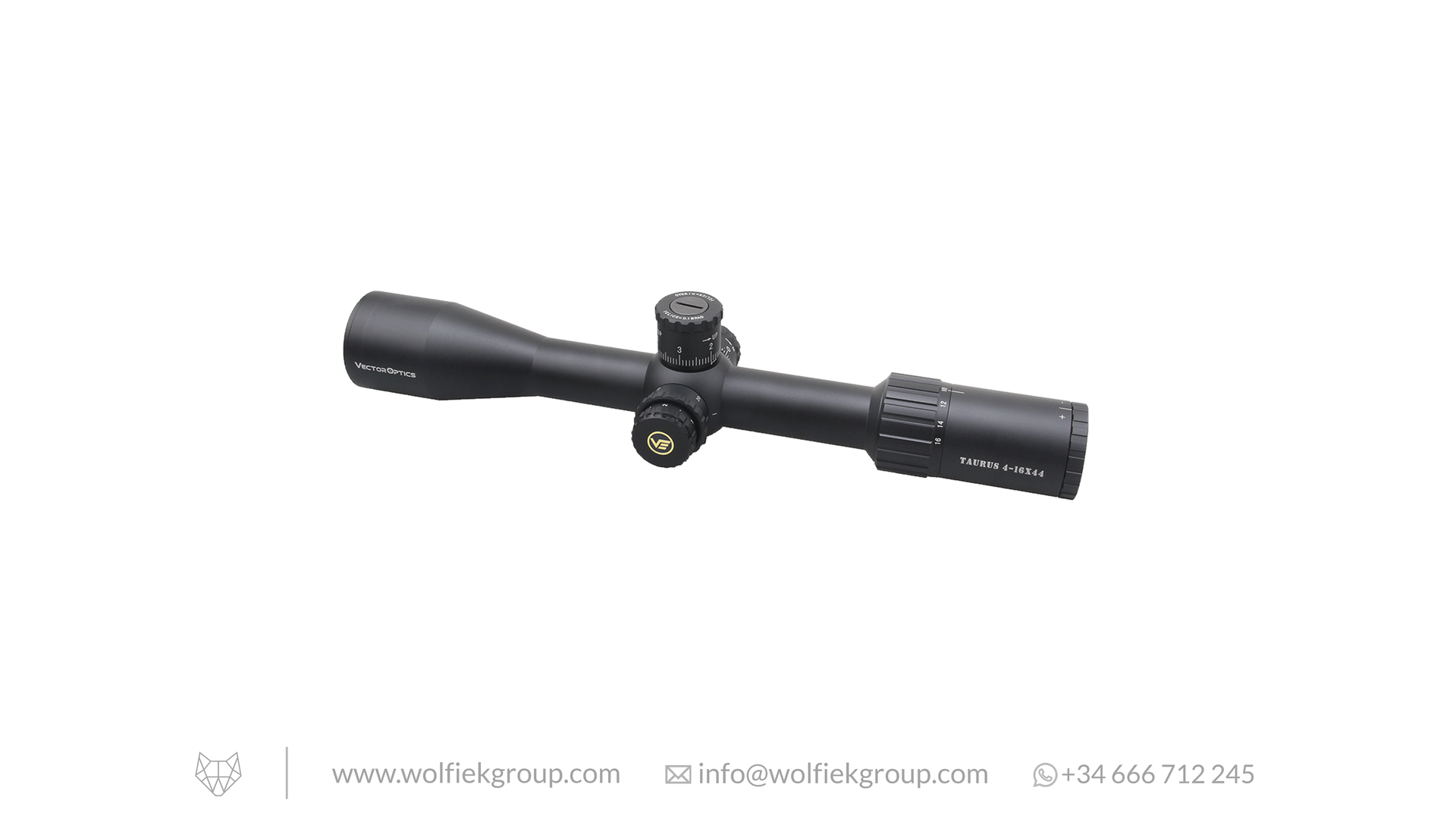 Vector Optics Taurus Riflescope - 4-16x44 HD SFP