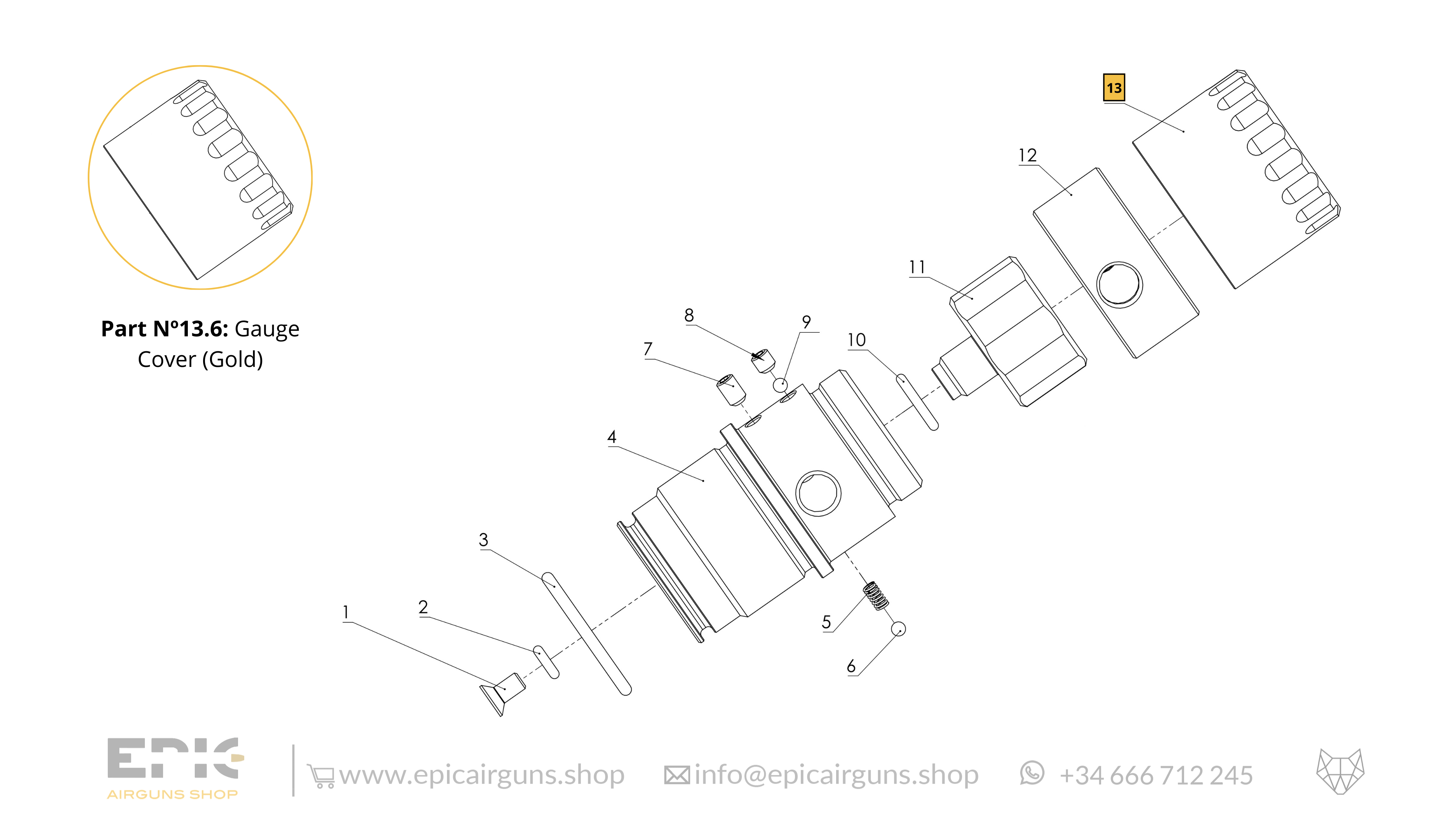 Epic Two · Spare Parts: Filling System Classic Air Tank