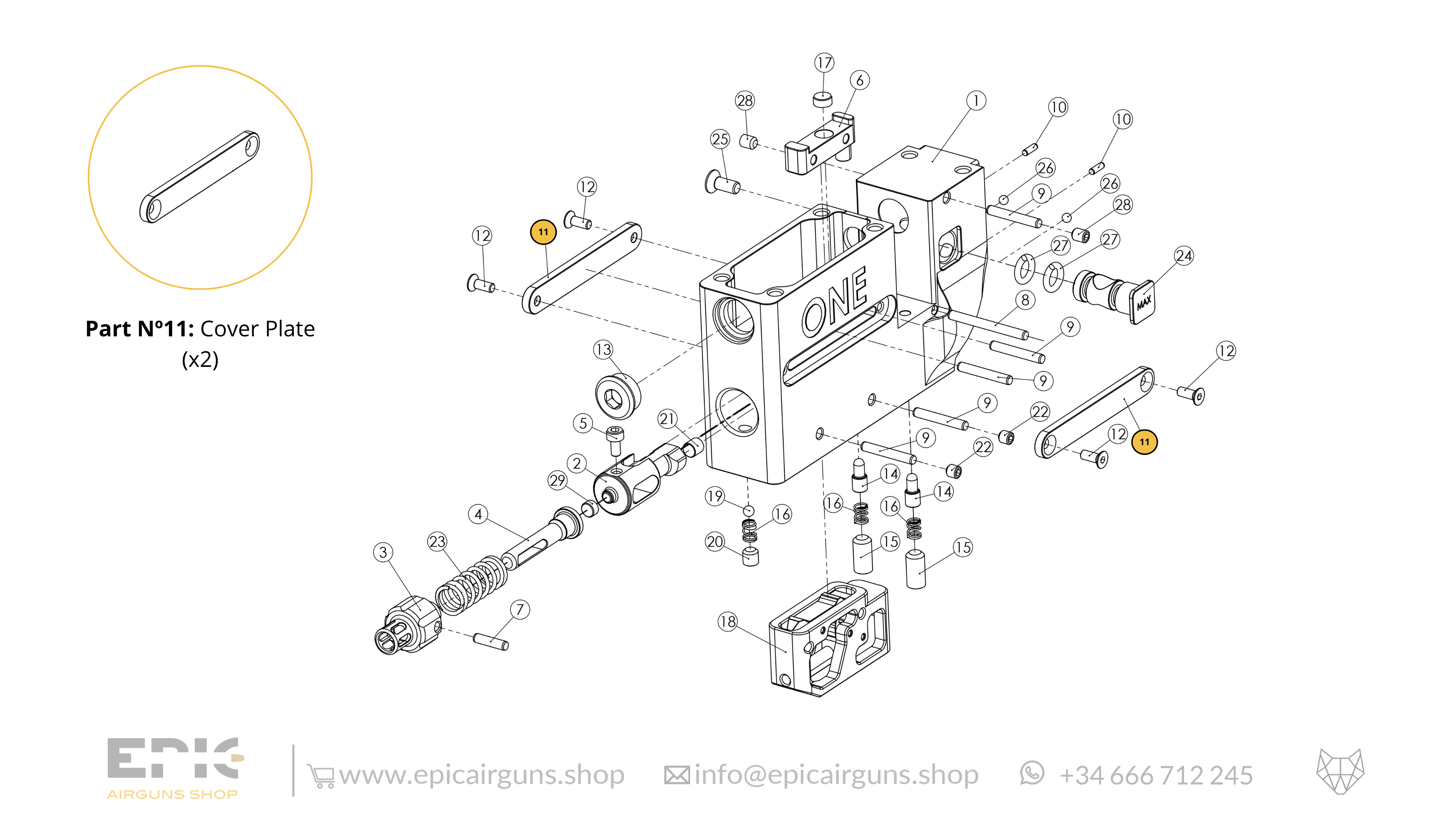Epic One · Spare Parts: Main Block