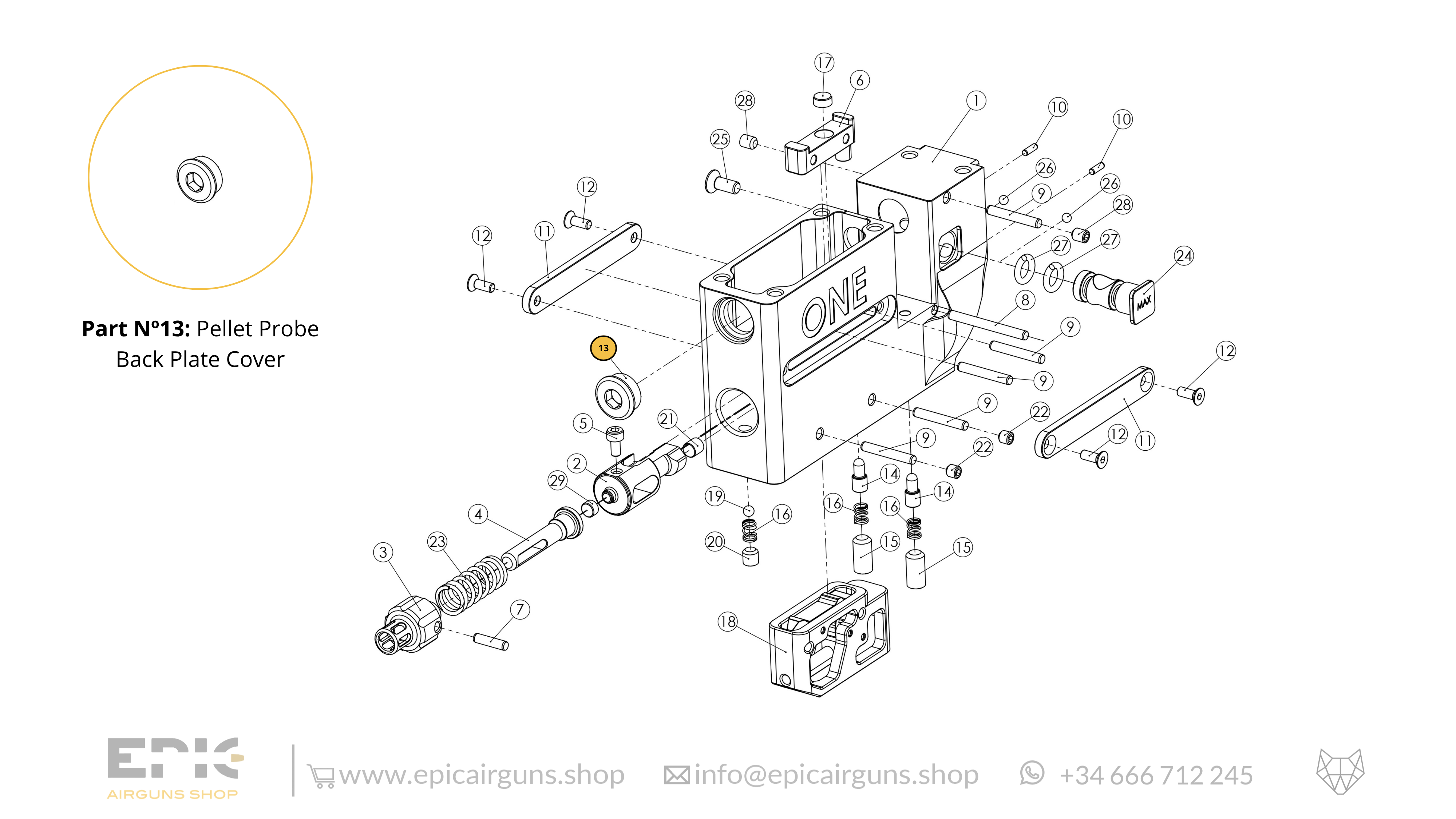 Epic One · Spare Parts: Main Block