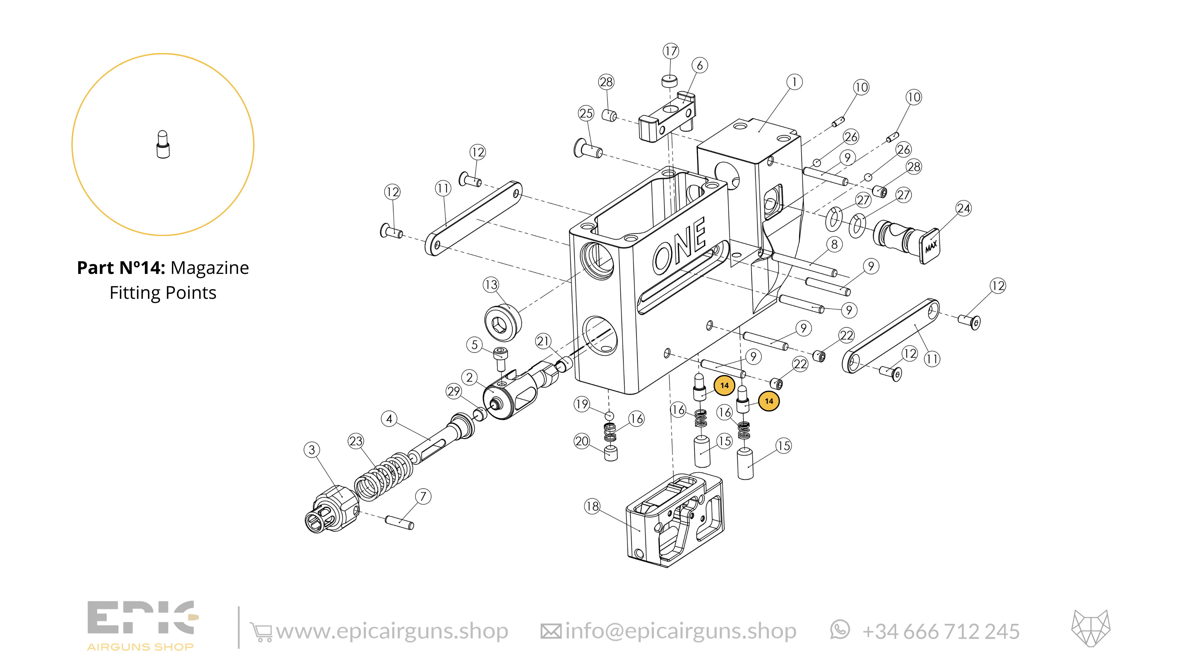 Epic One · Spare Parts: Main Block
