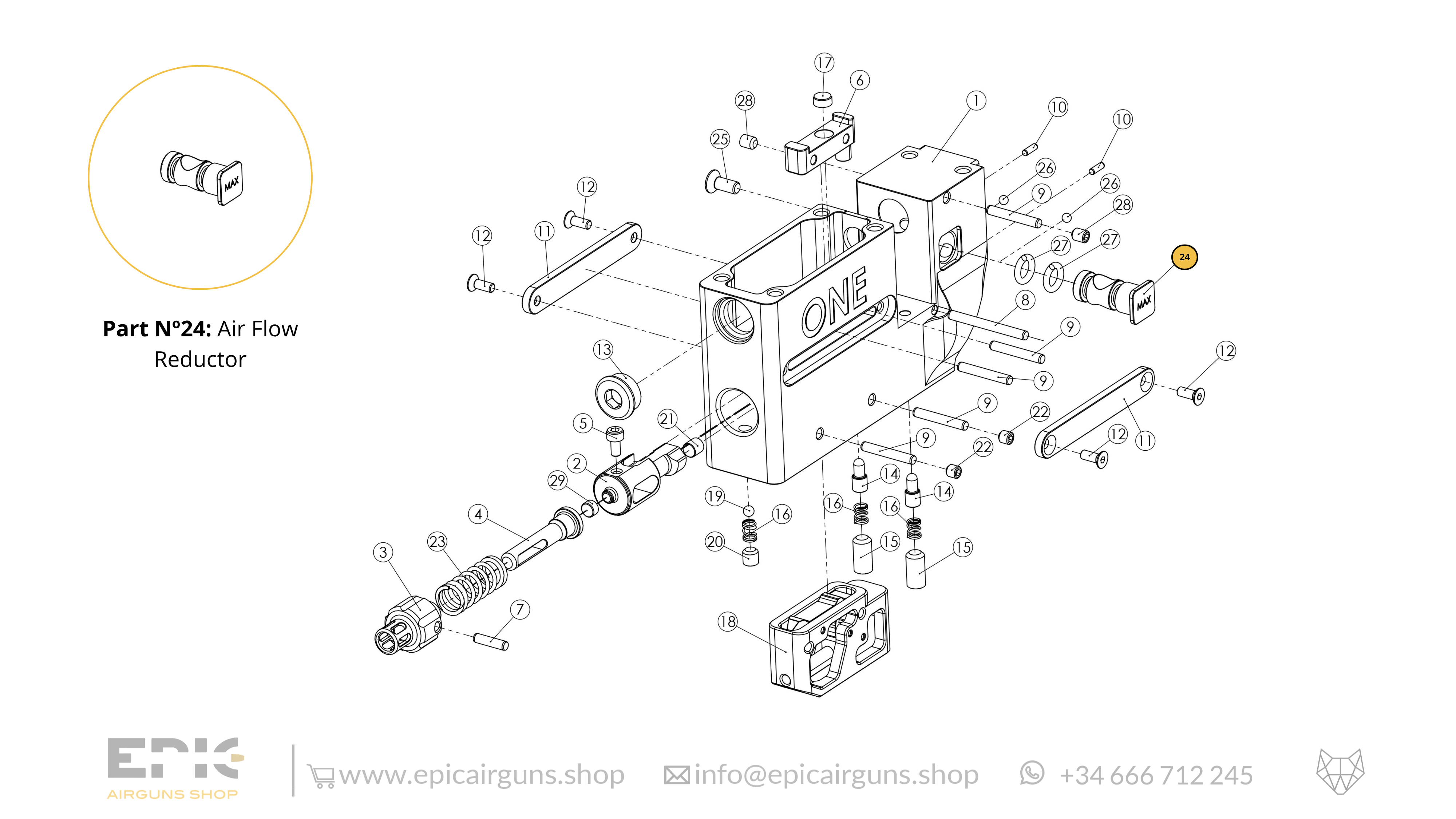Epic One · Spare Parts: Main Block