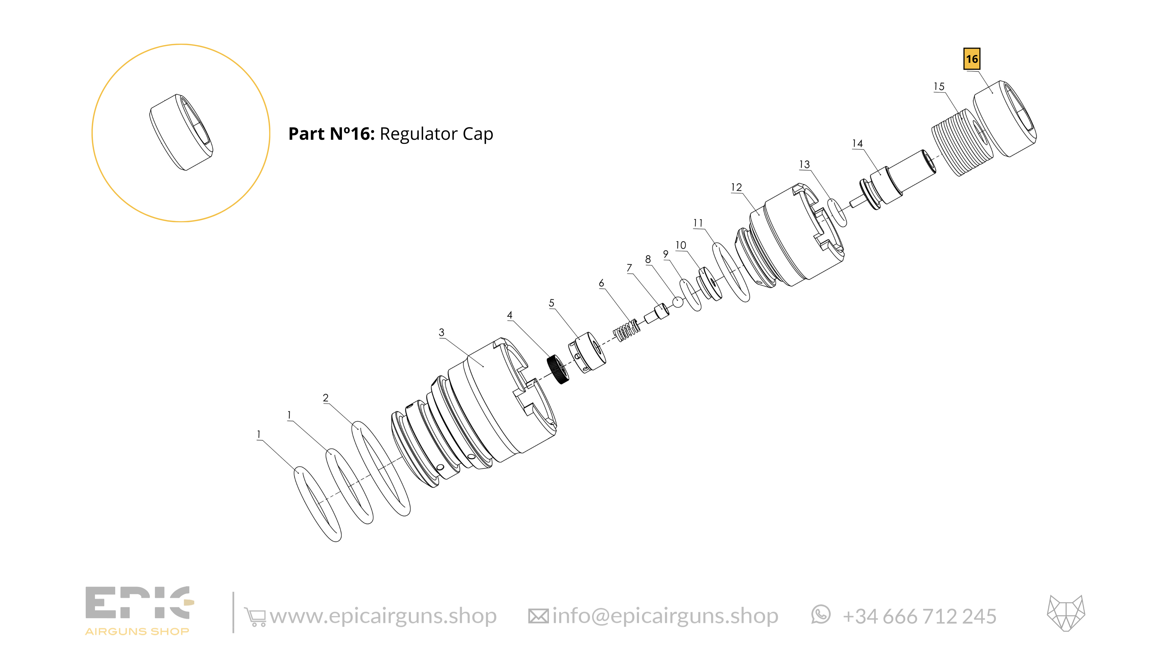 Epic One · Spare Parts: Regulator