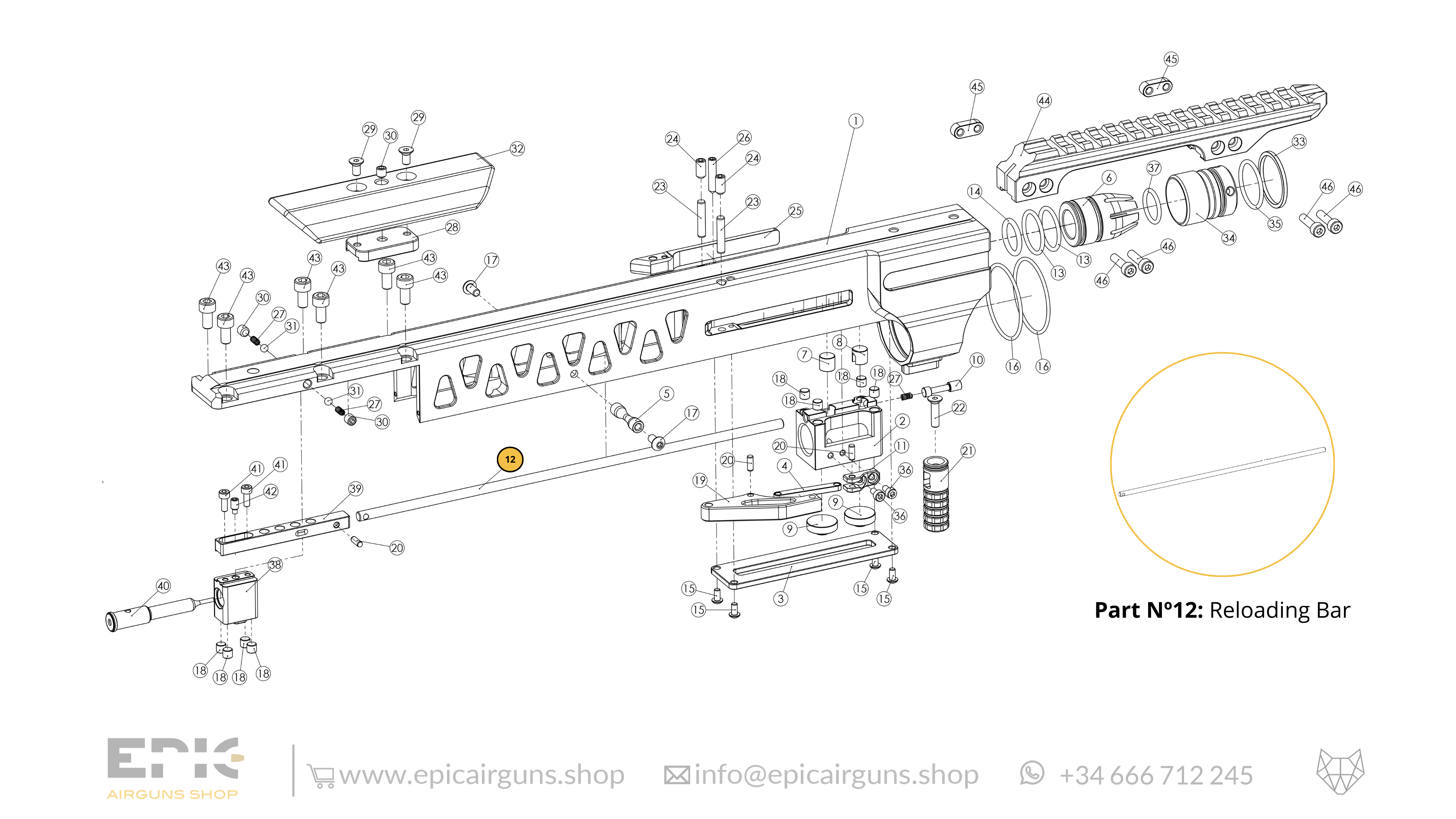 Epic One · Spare Parts: Top Monoblock