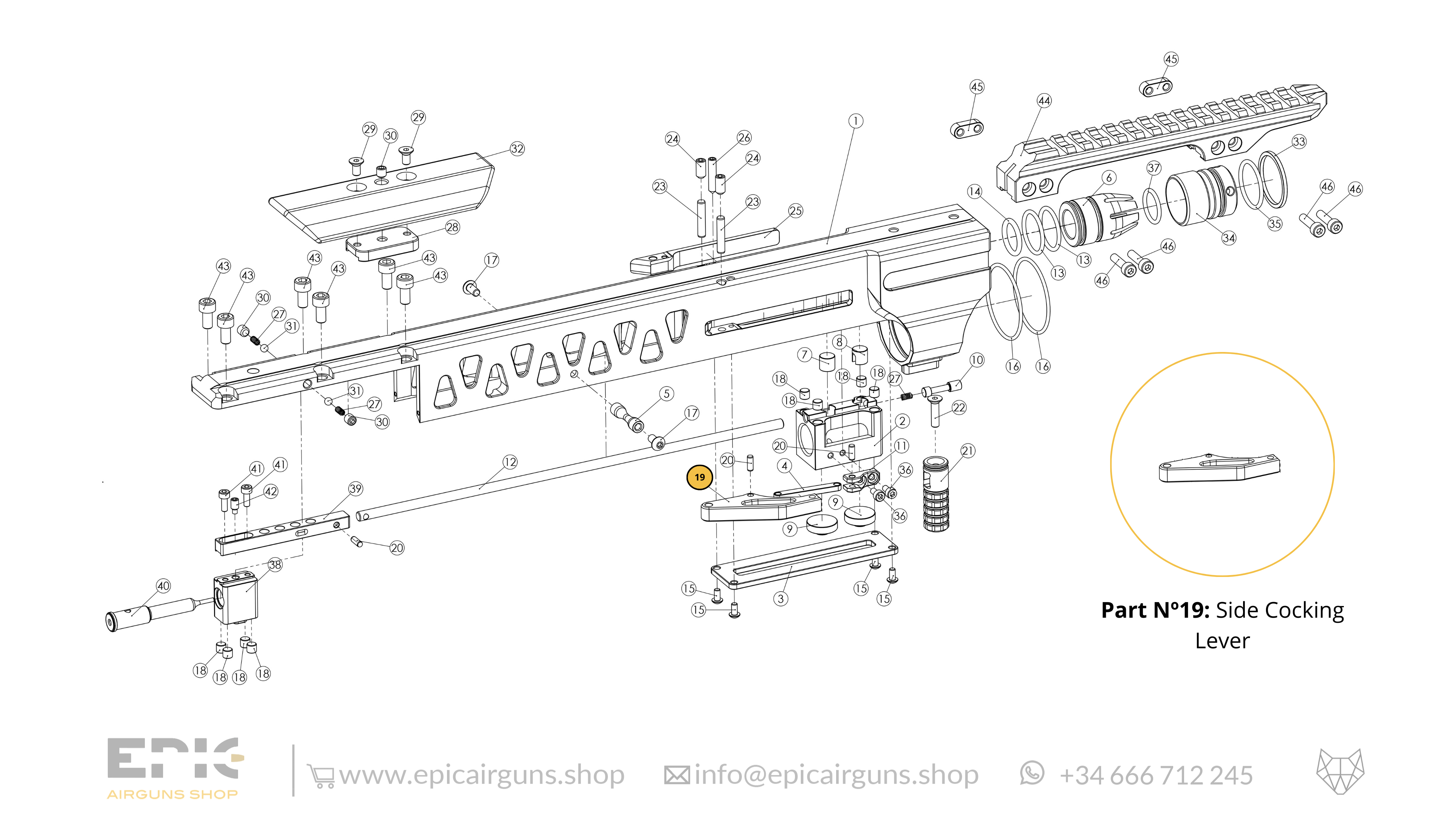 Epic One · Spare Parts: Top Monoblock