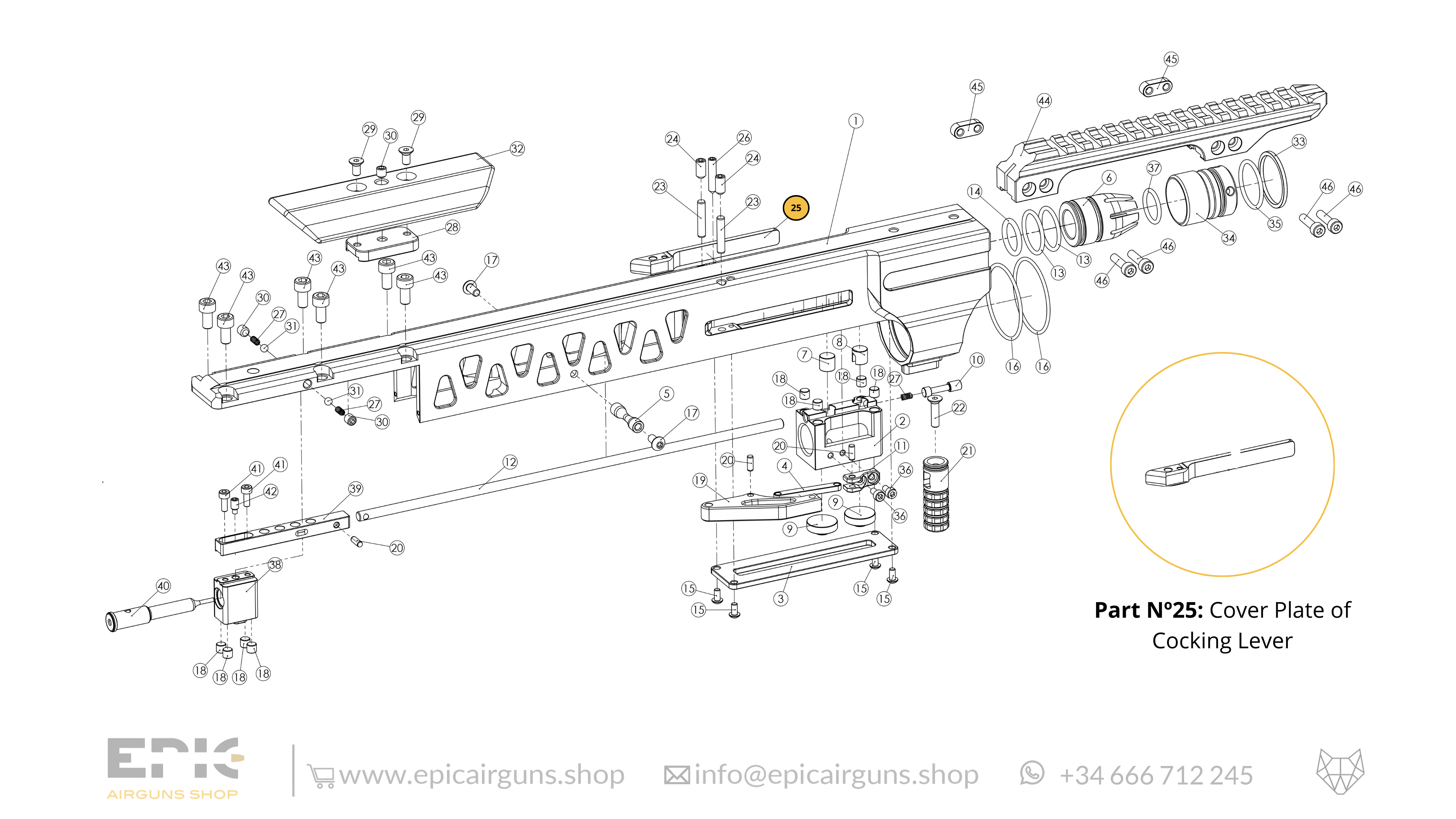 Epic One · Spare Parts: Top Monoblock