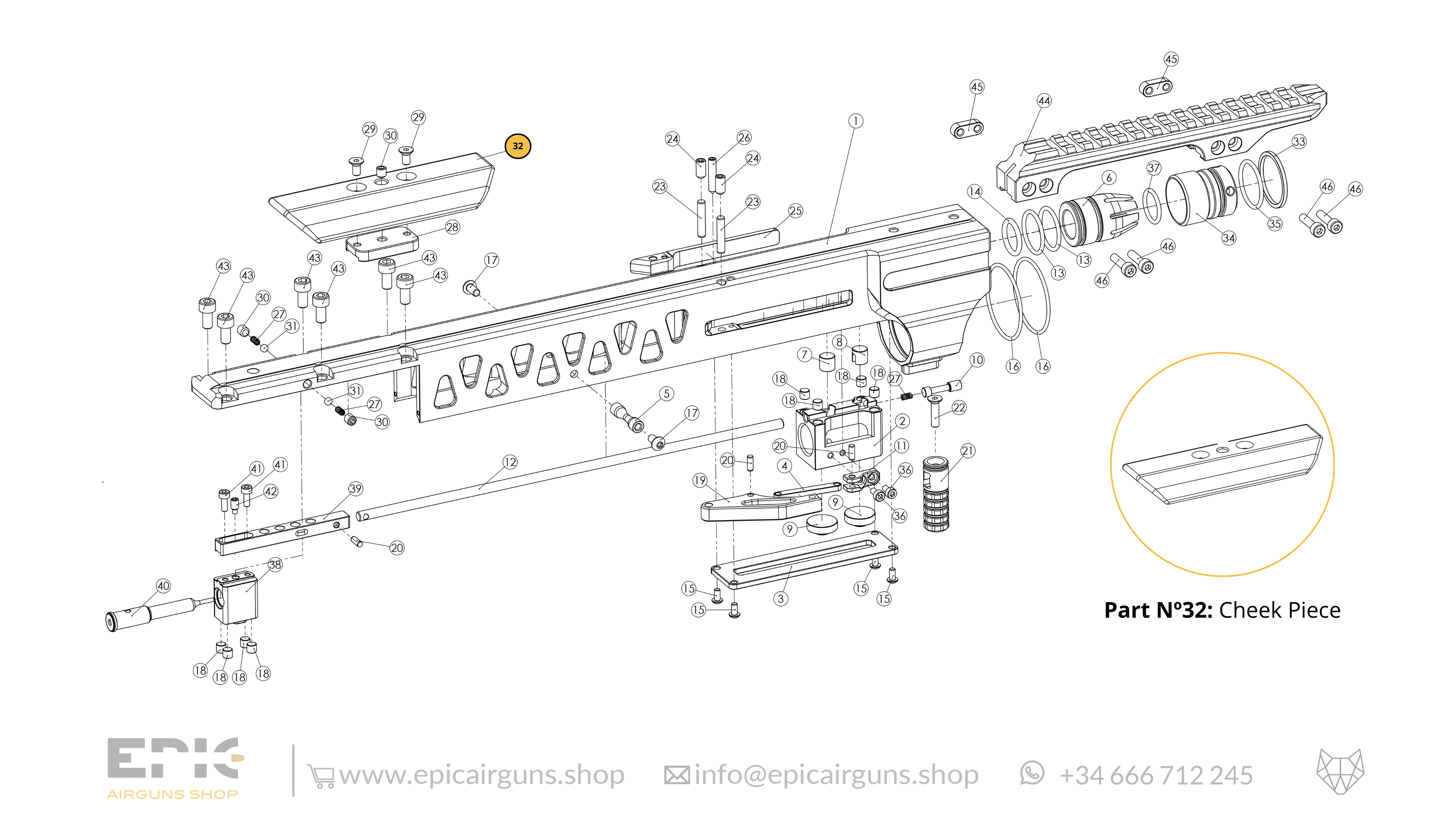 Epic One · Spare Parts: Top Monoblock