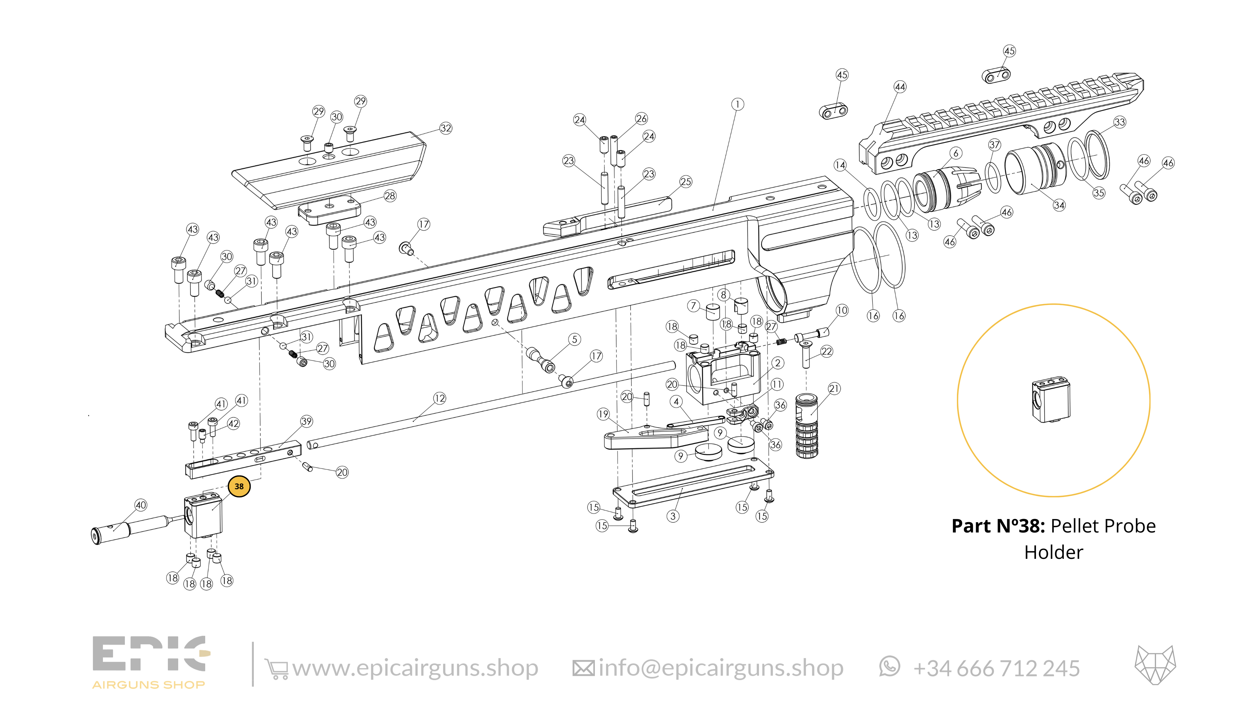 Epic One · Spare Parts: Top Monoblock