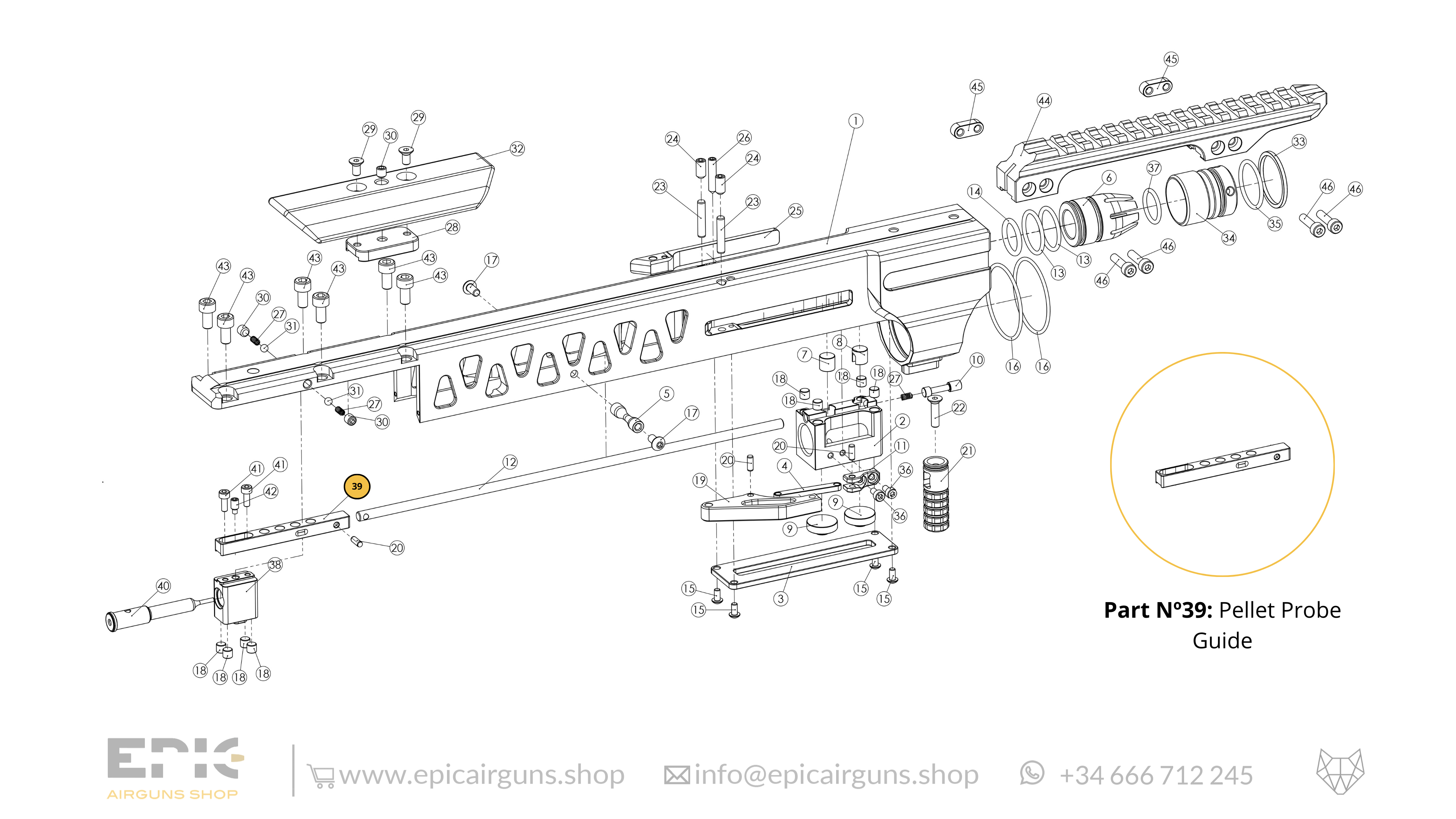Epic One · Spare Parts: Top Monoblock