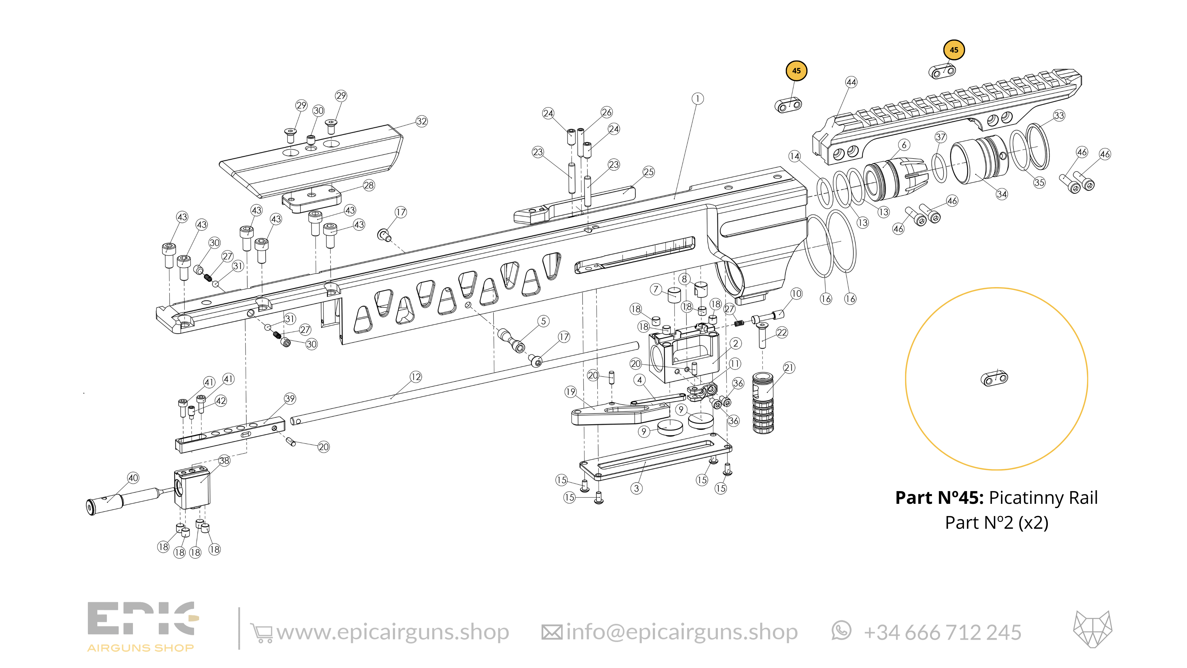 Epic One · Spare Parts: Top Monoblock