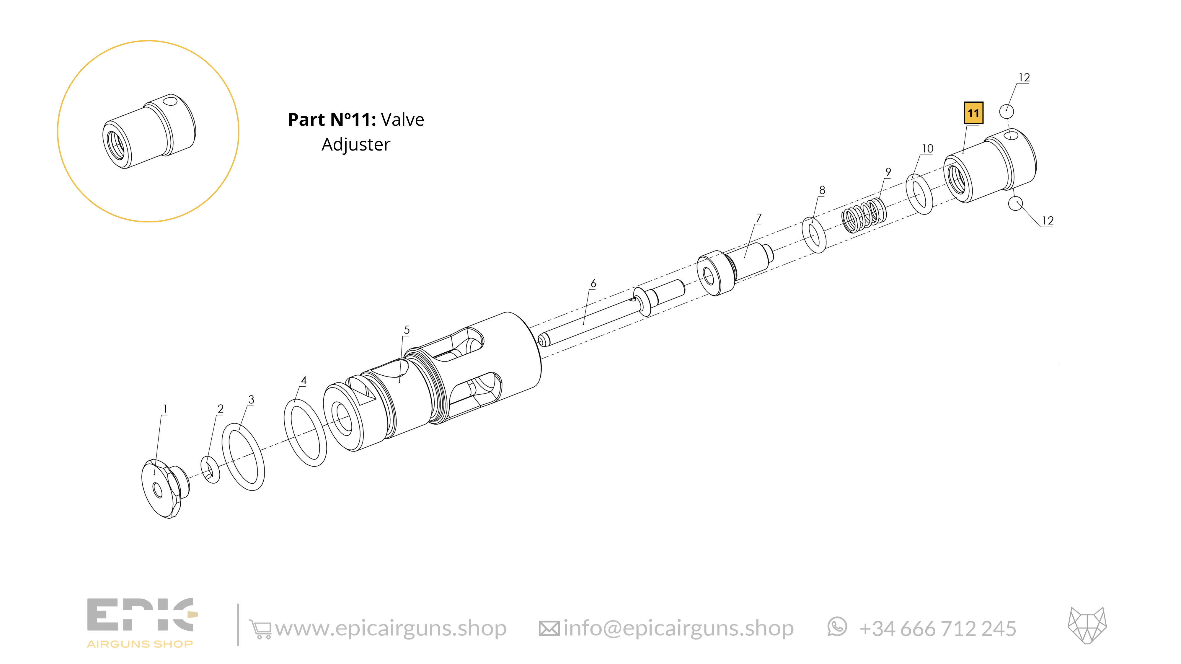 Epic One · Spare Parts: Valve