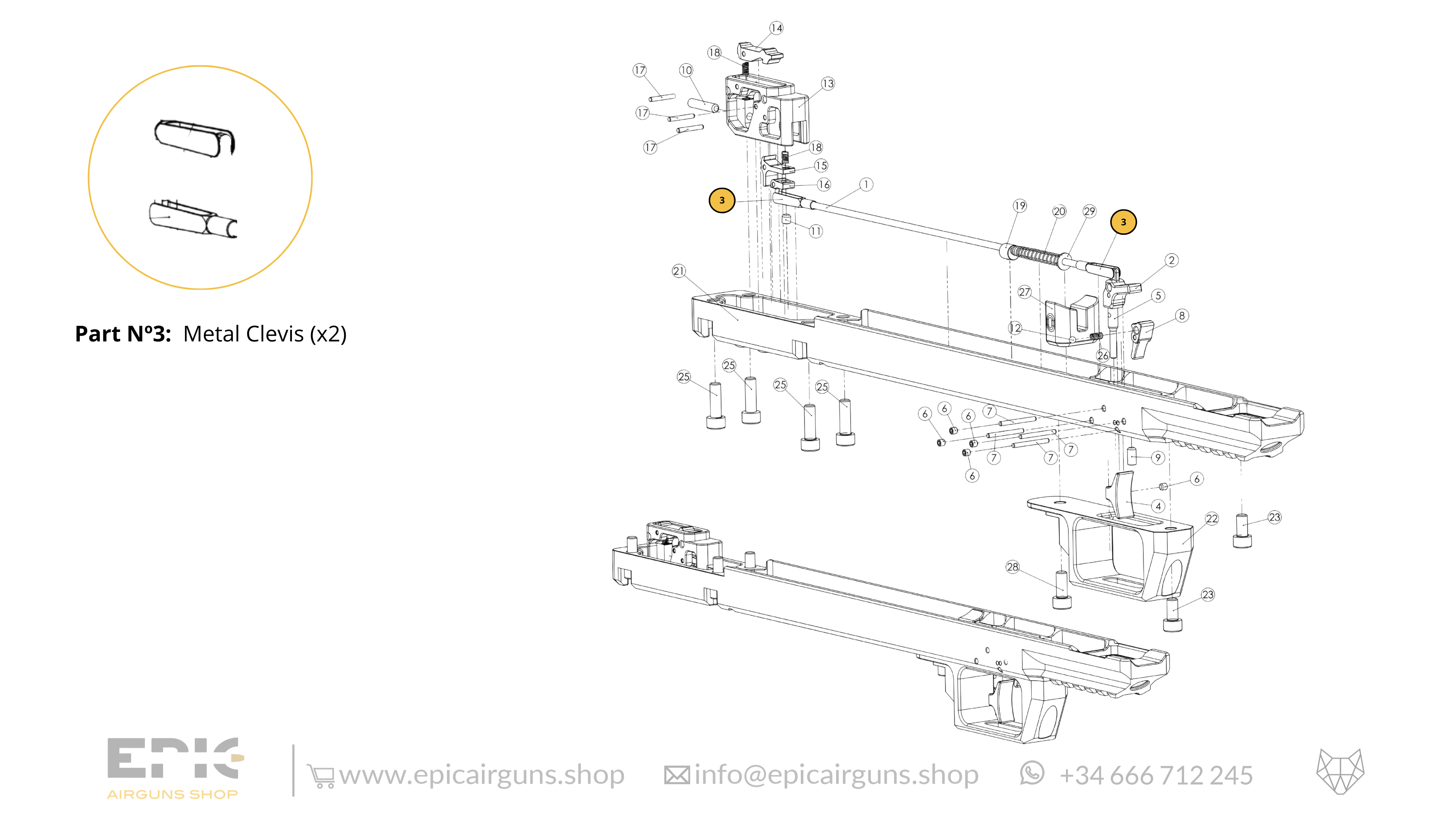 One Part Block SPARE PARTS FOR EPIC ONE – WG EPIC SHOP
