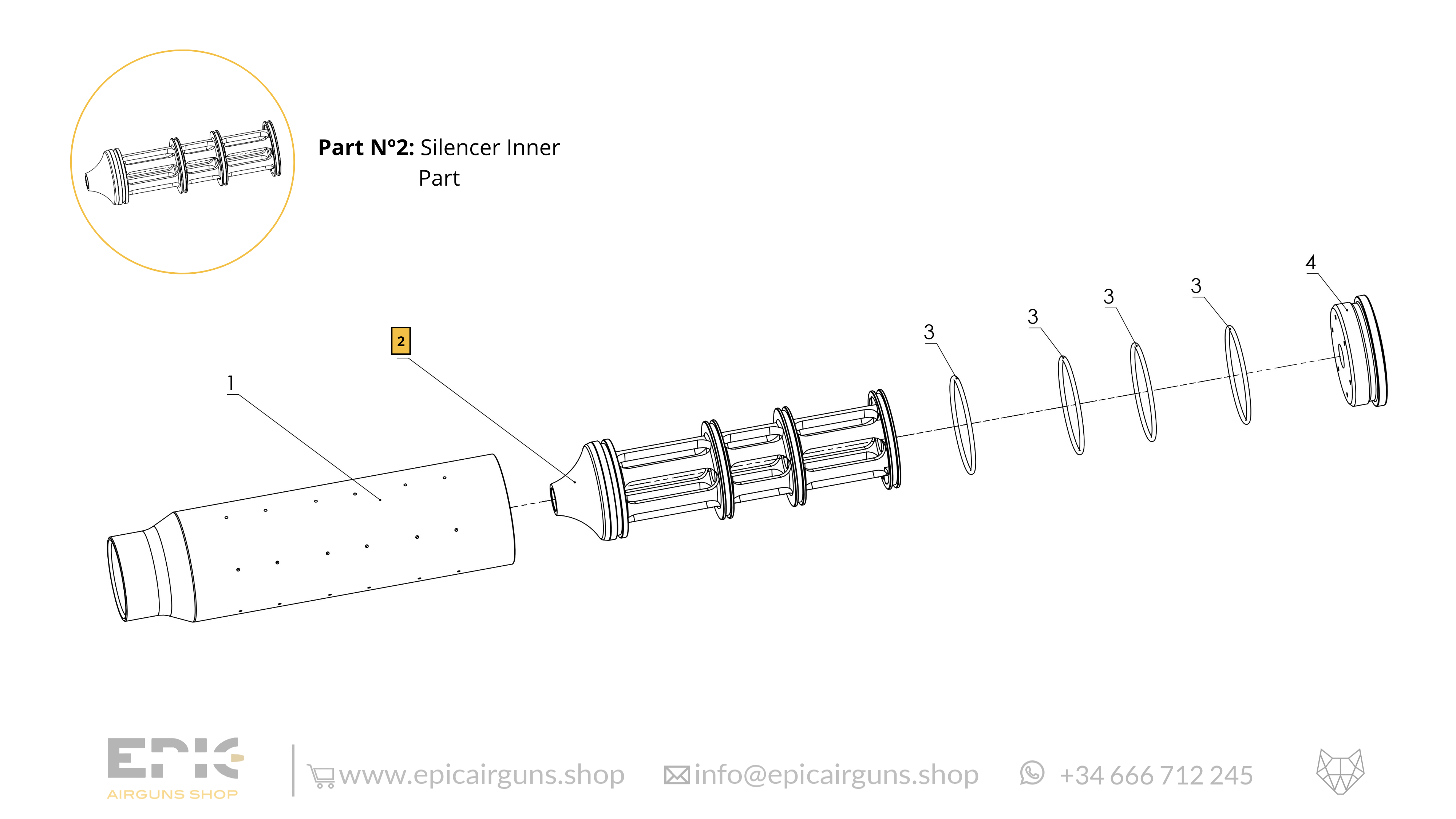 Epic Two · Spare Parts: Silencer