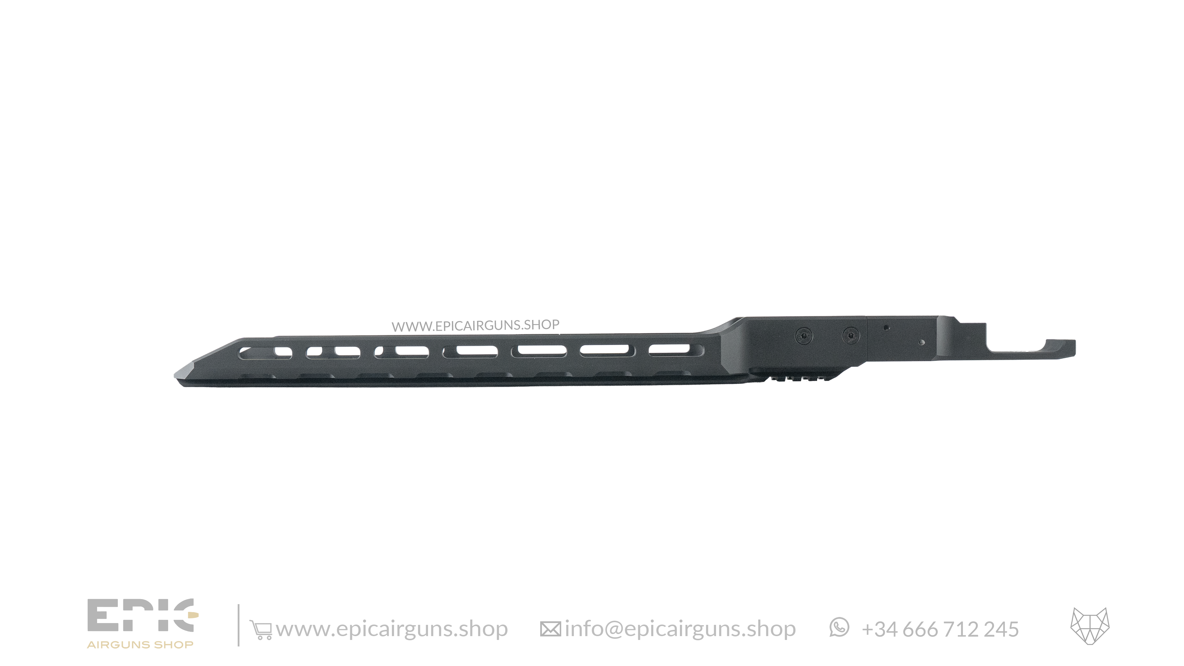 Epic Airguns Extended ARCA-SWISS rail L for EPIC TWO 580cc