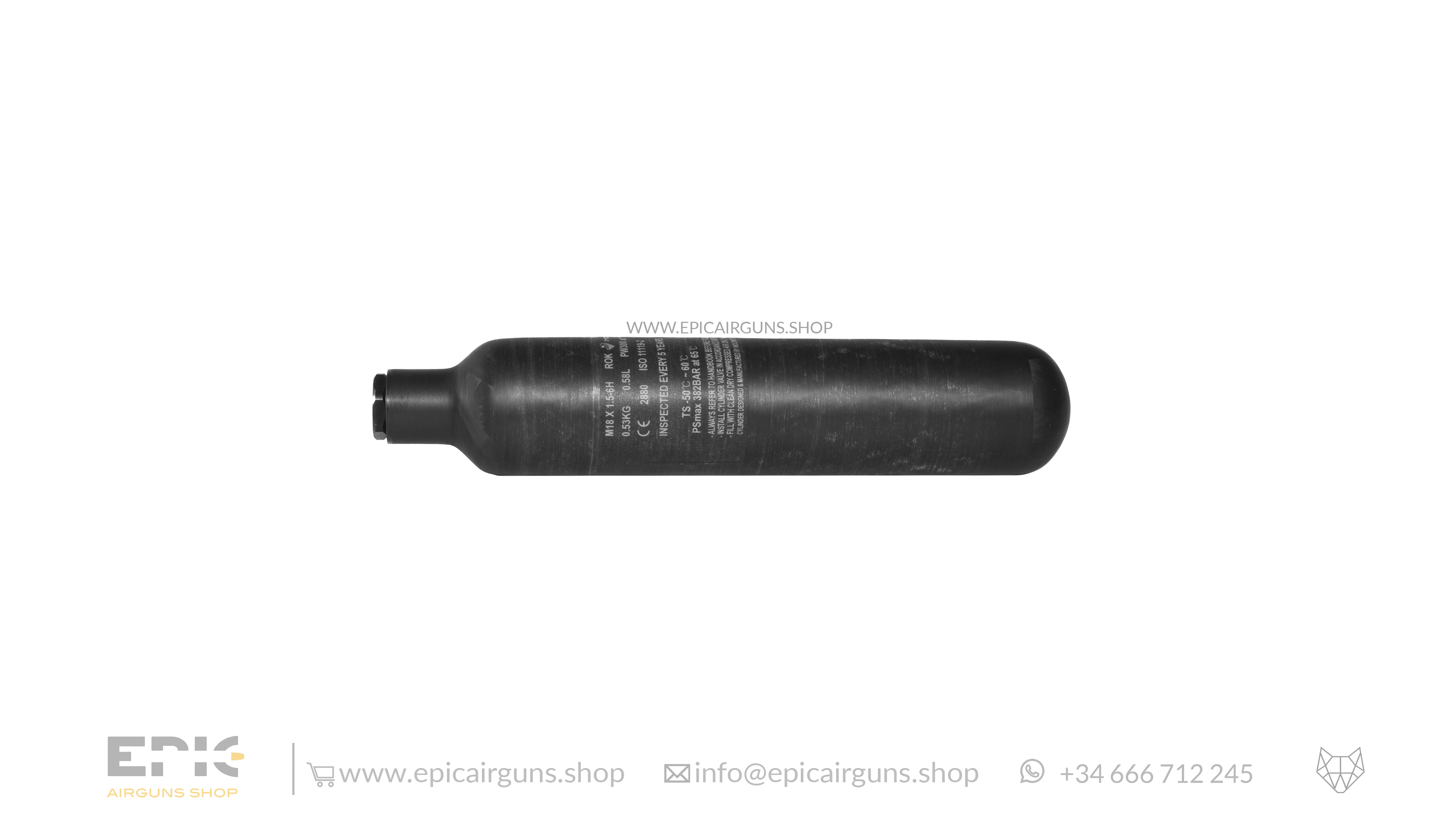 Conversion kit from airtube to bottle for EPIC TWO & EPIC TWO LITE