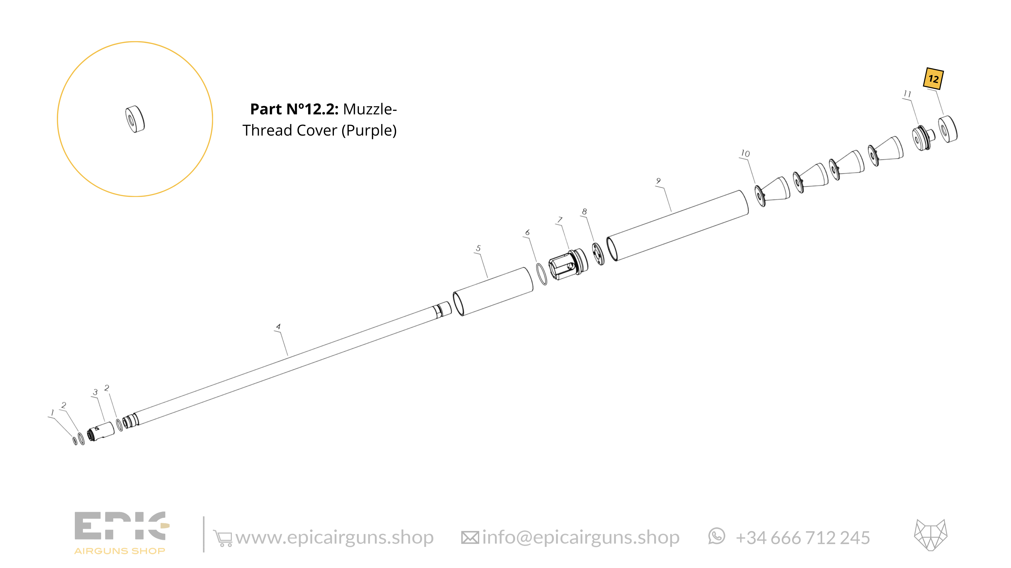Epic One · Spare Parts: Barrel Kit