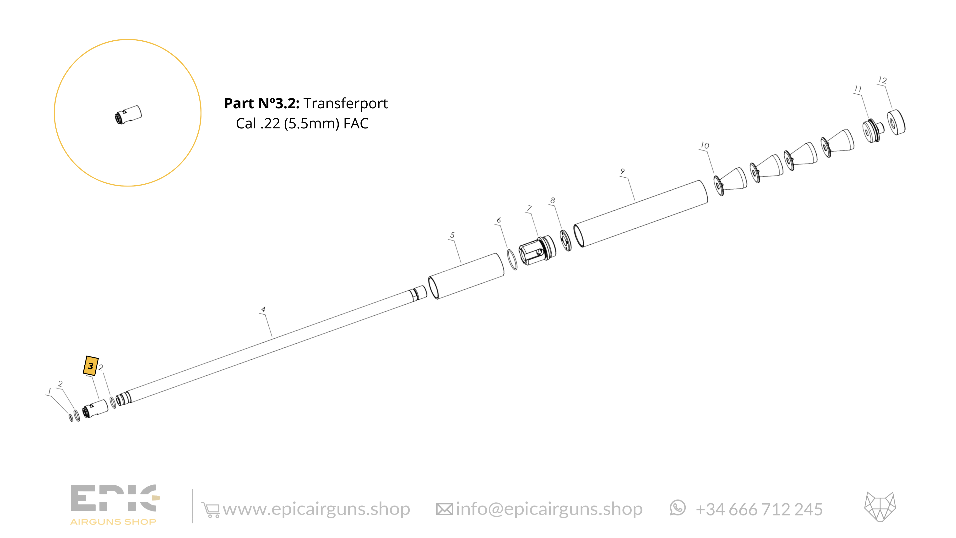 Epic One · Spare Parts: Barrel Kit