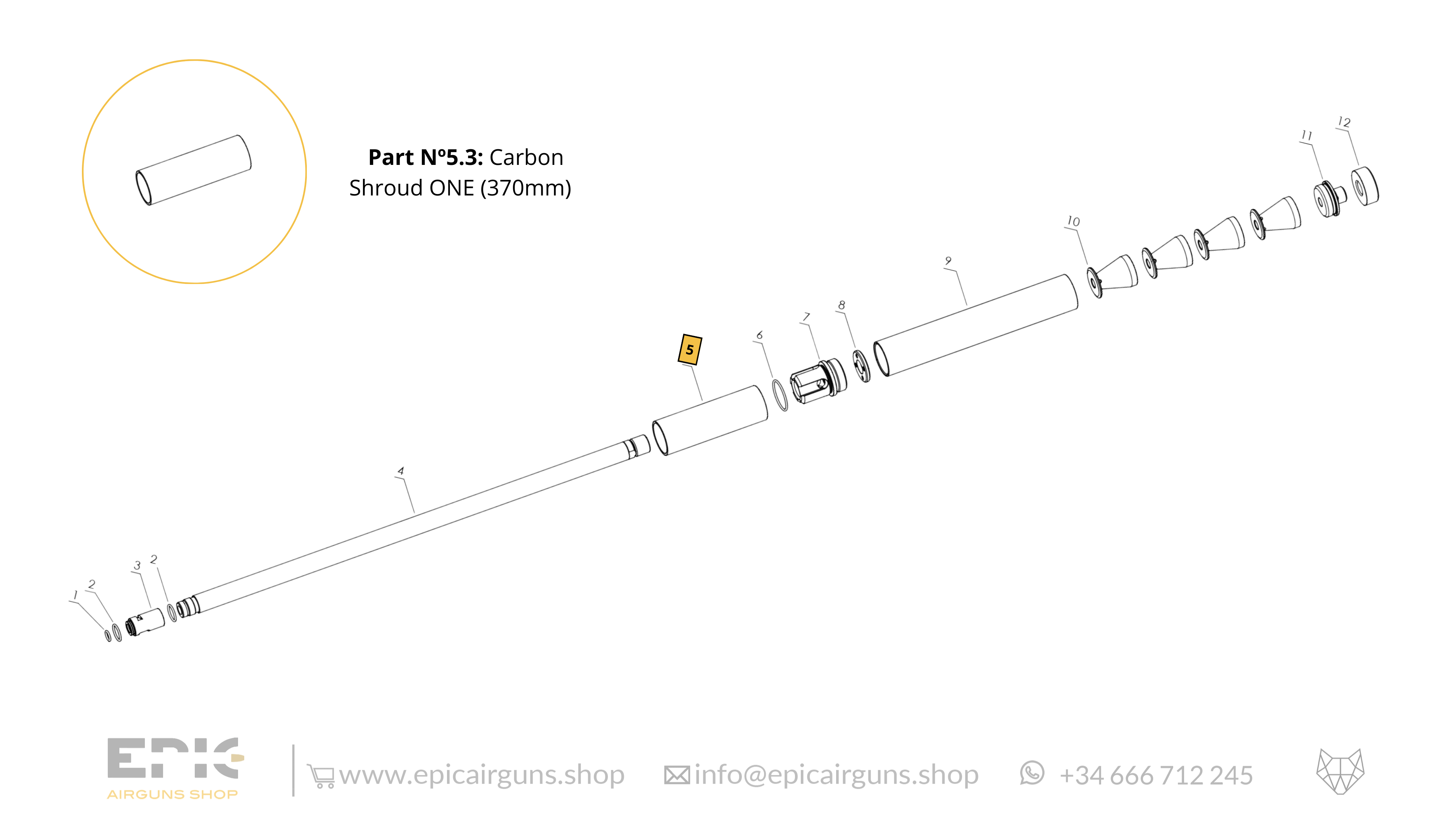 Epic One · Spare Parts: Barrel Kit