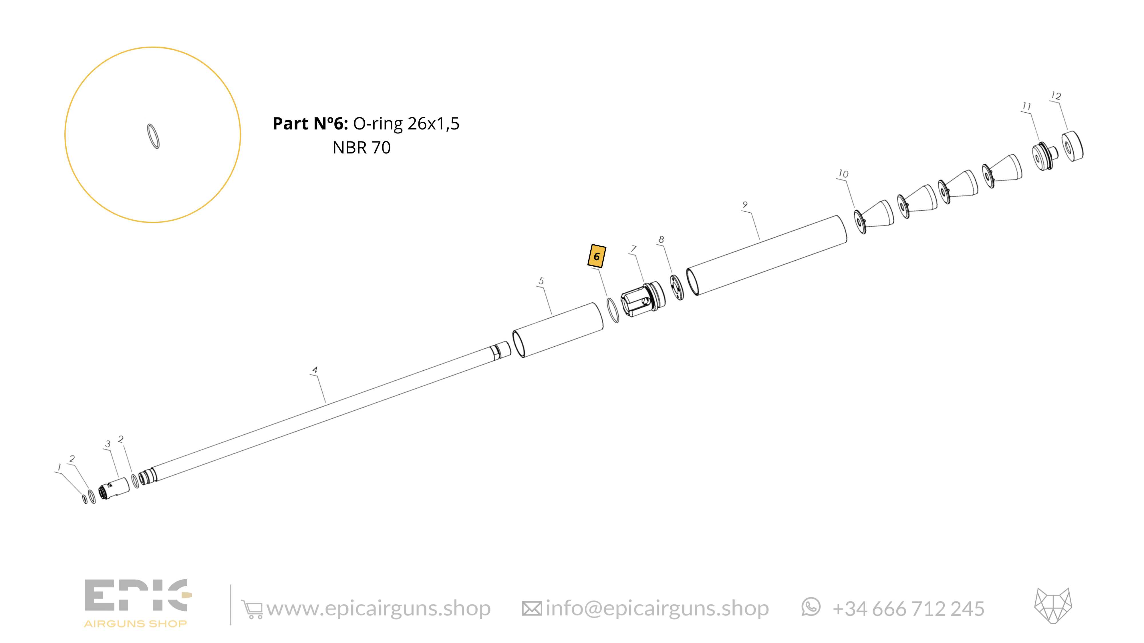 Epic One · Spare Parts: Barrel Kit