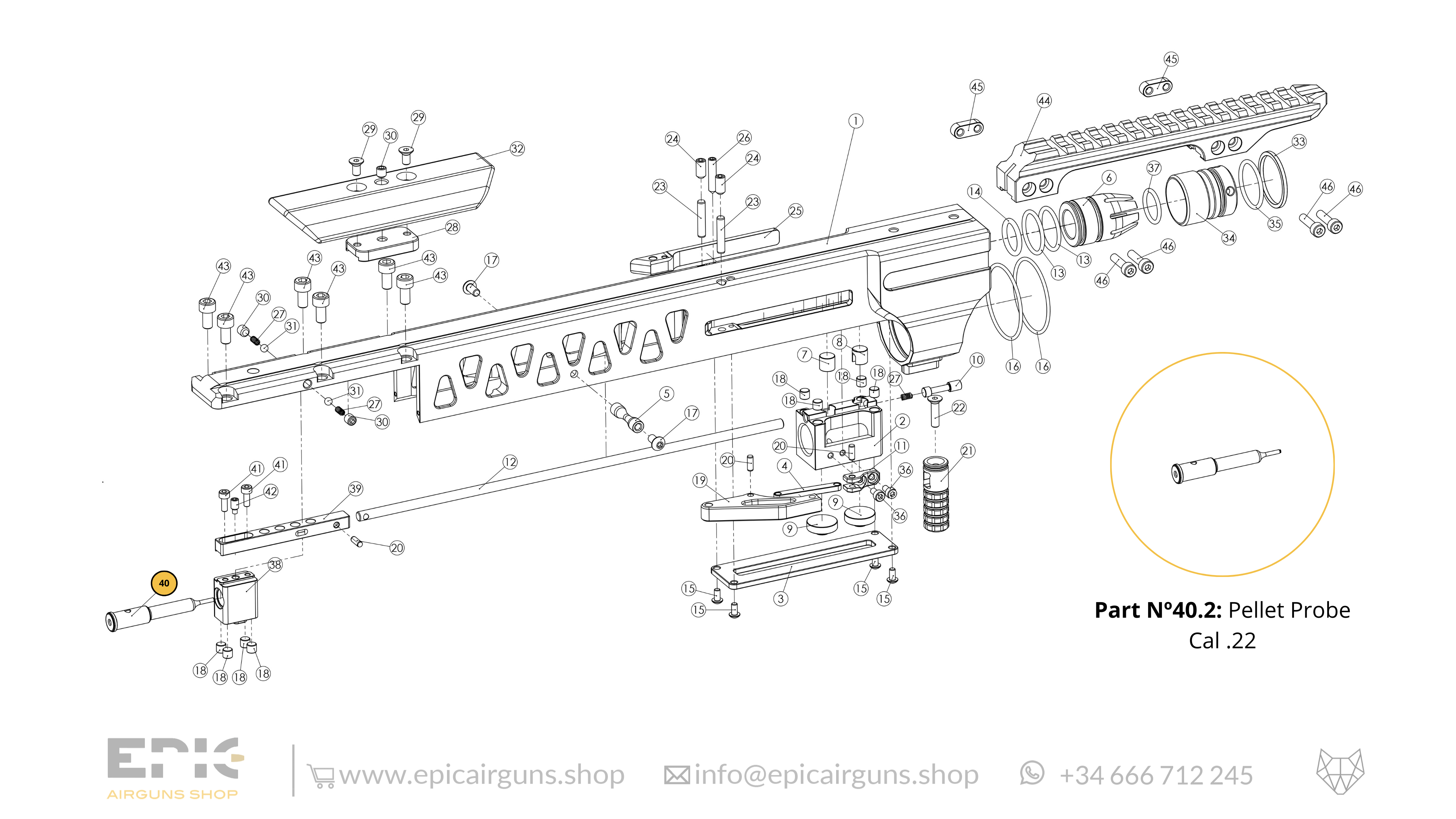 Epic One · Spare Parts: Top Monoblock