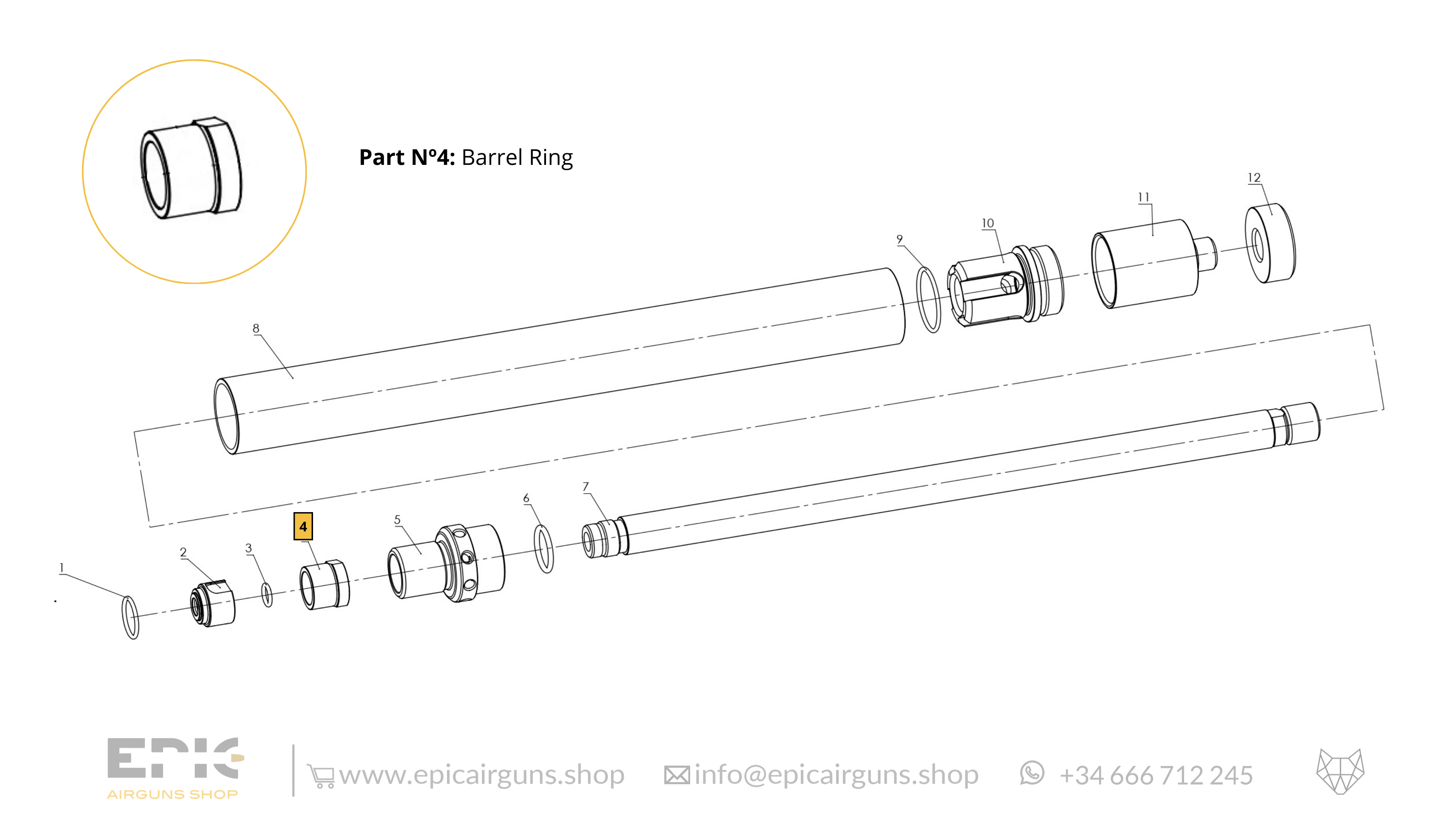 Epic Two · Spare Parts: Barrel Kit