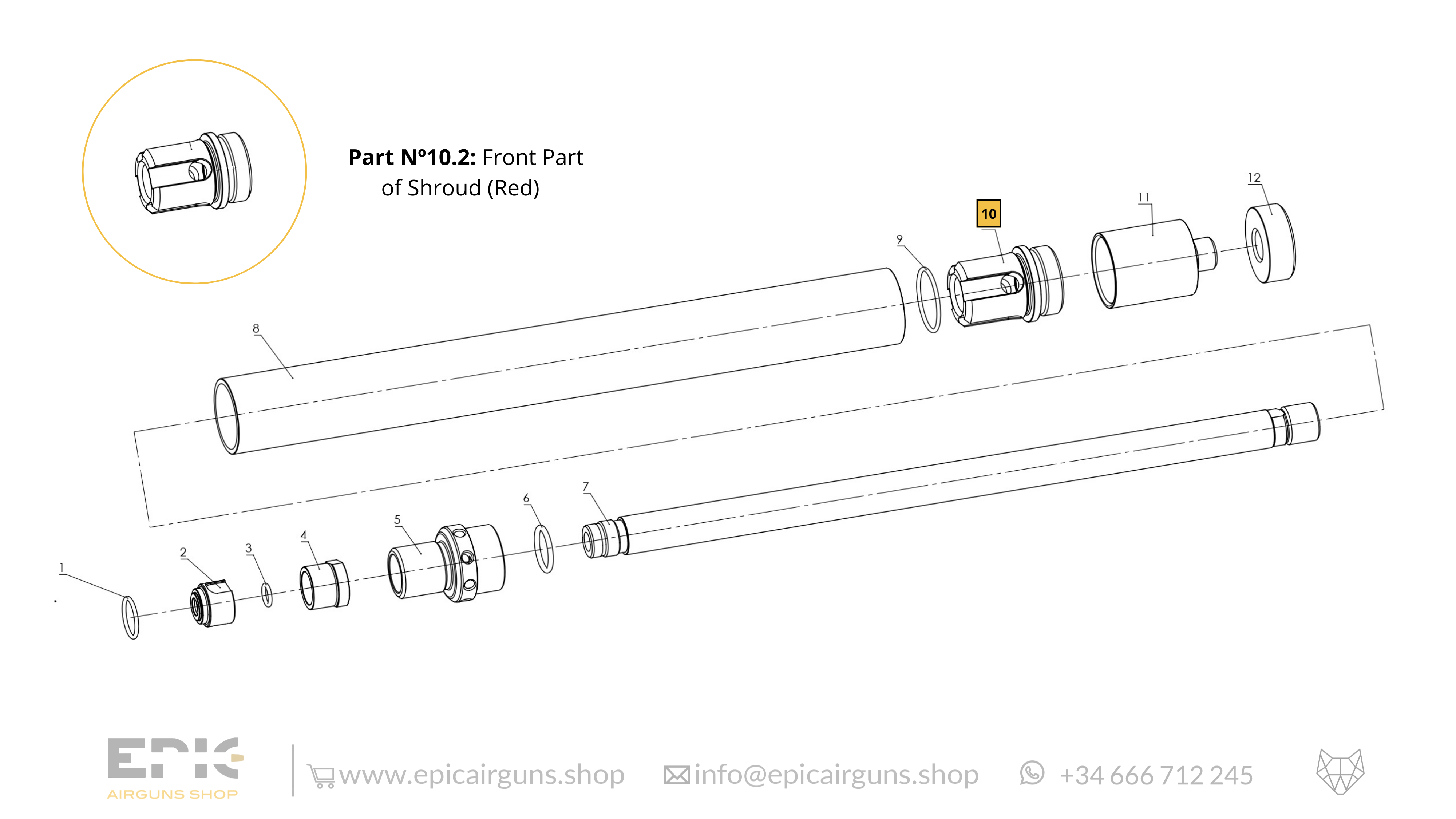Epic Two · Spare Parts: Barrel Kit