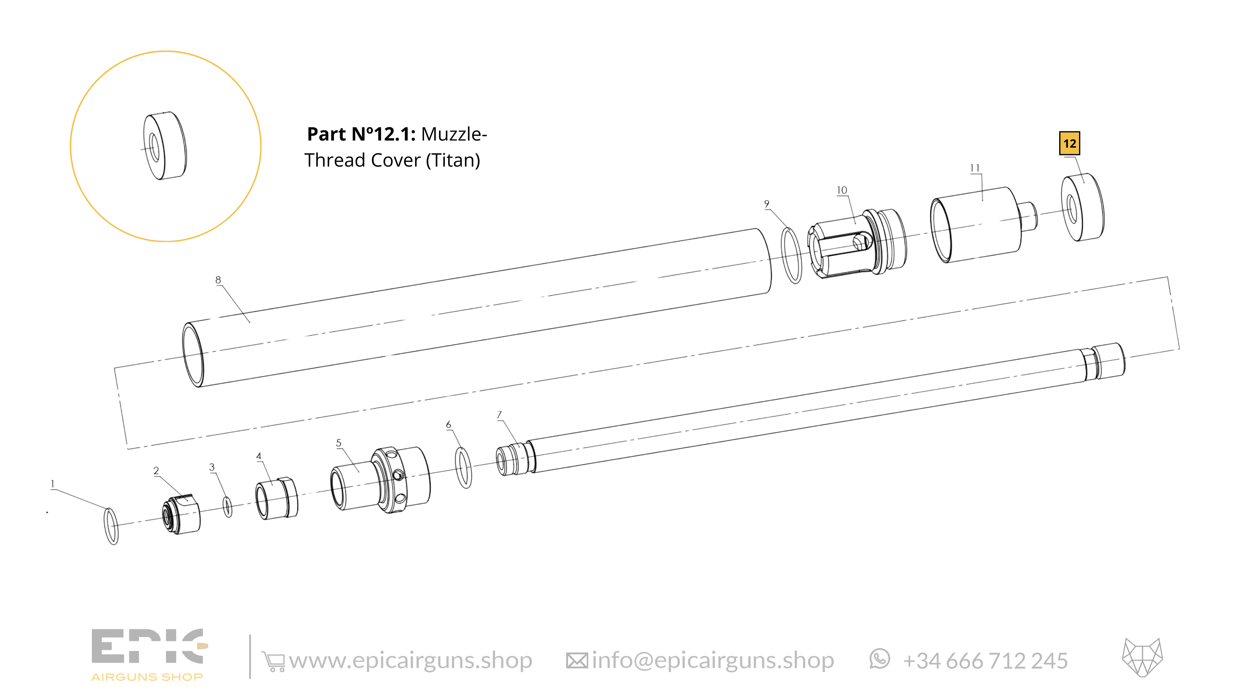 Epic Two · Spare Parts: Barrel Kit