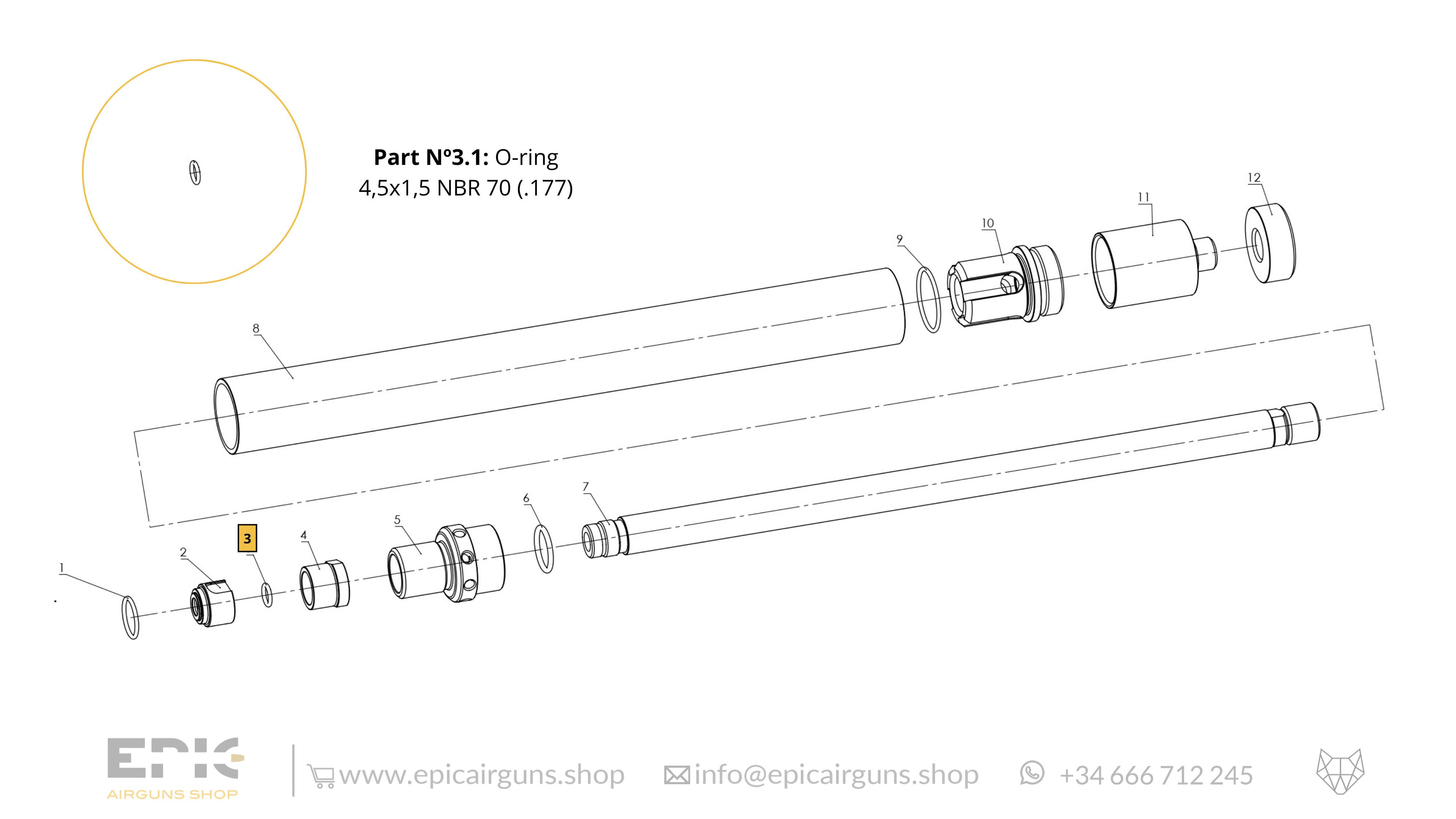 Epic Two · Spare Parts: Barrel Kit