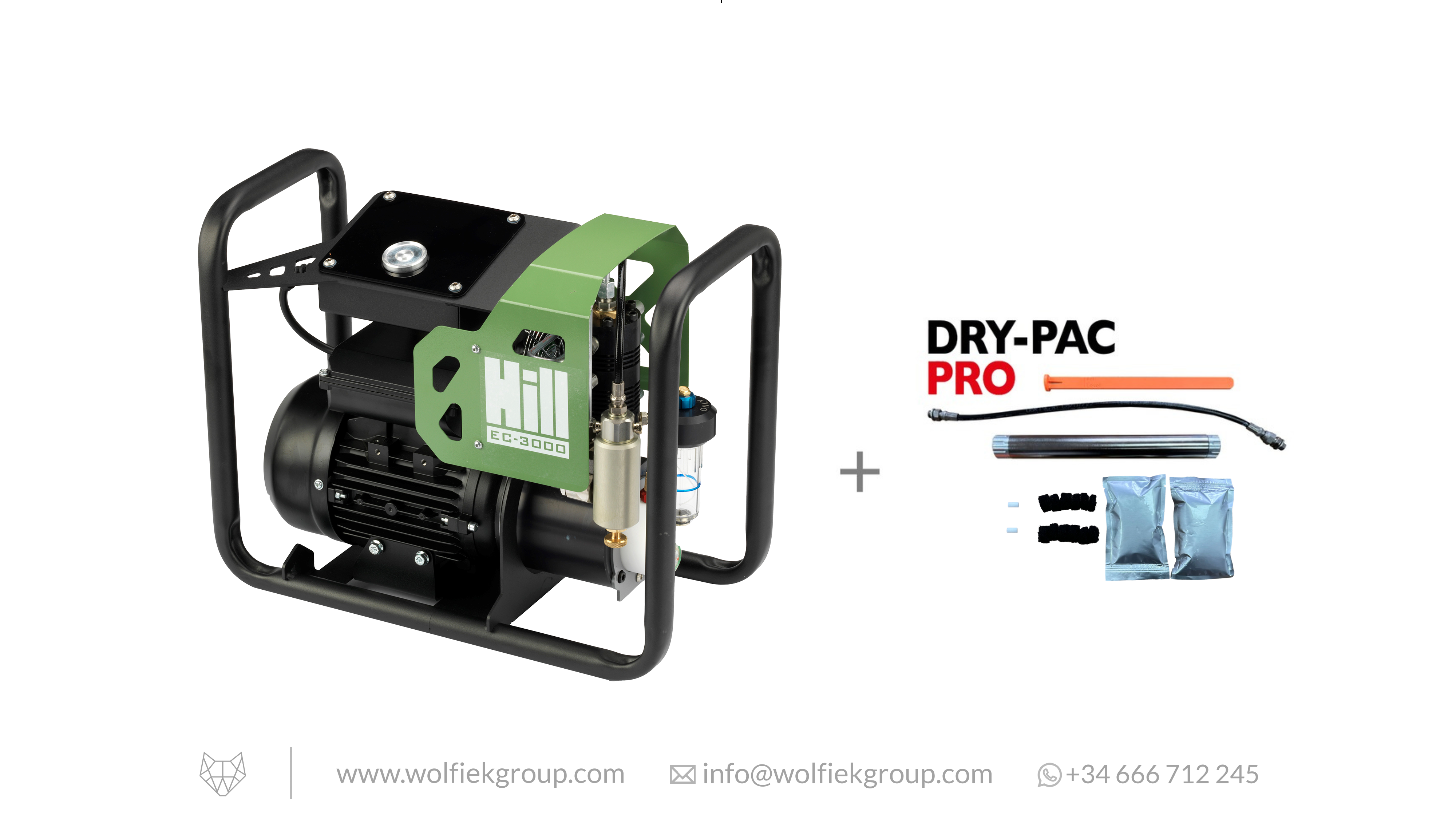 Hill Electric PCP Airgun Air Compressor EC–3000 – 300BAR/4500PSI