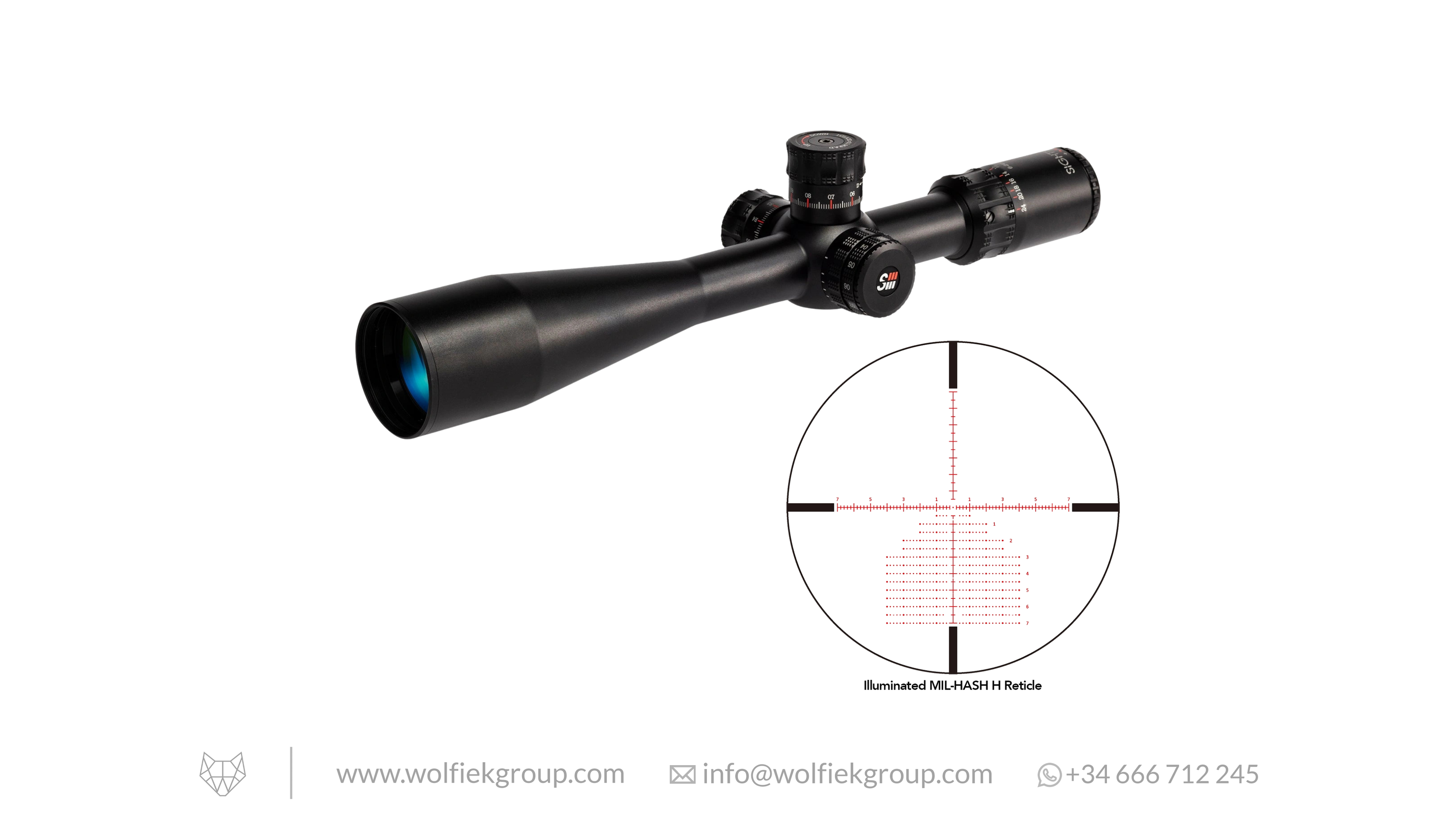 Sightron Riflescope · SIII Precision Long Range FFP 6-24x50 Zero