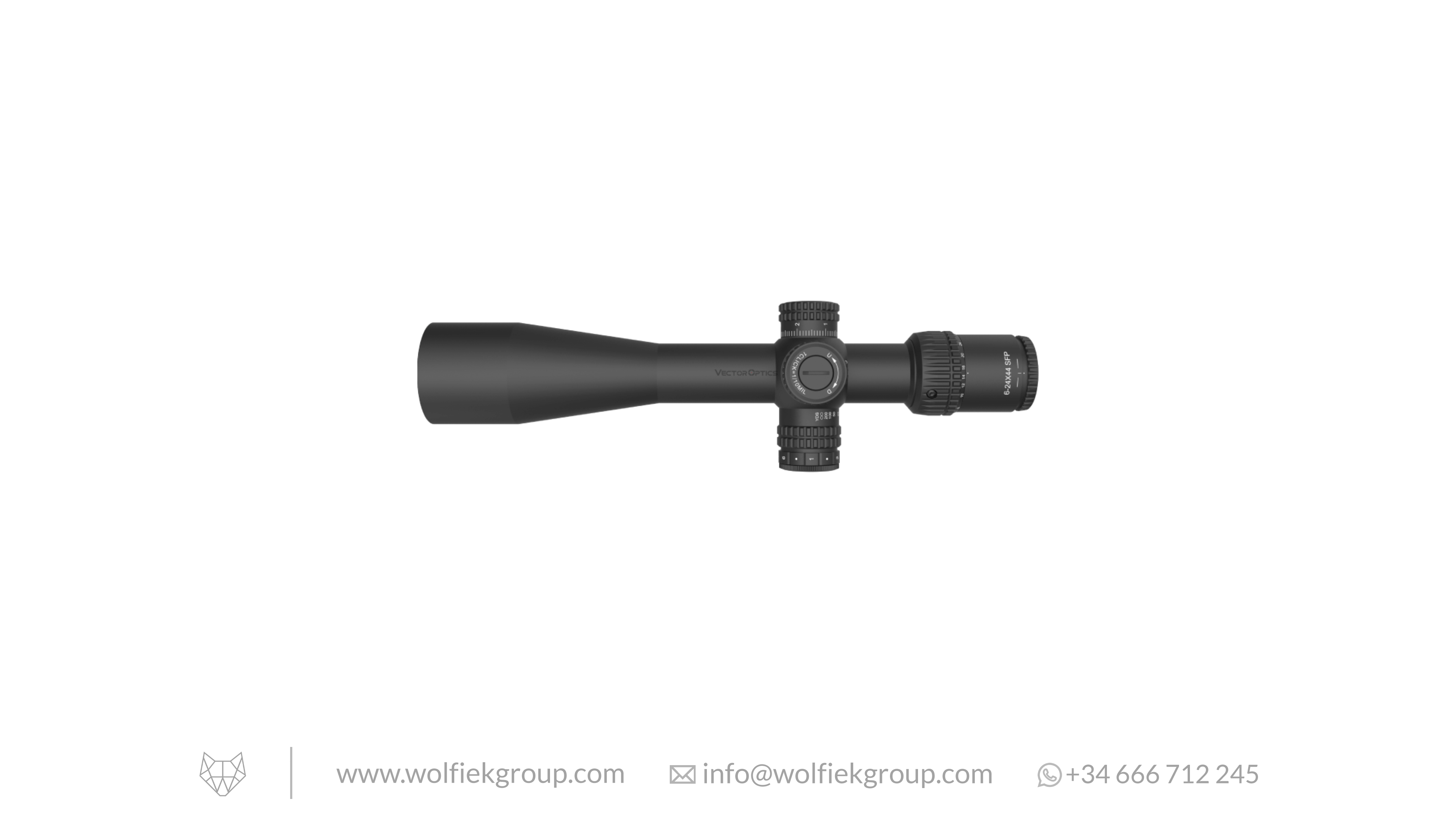 Vector Optics Veyron Compact Riflescope - 6-24x44IR SFP