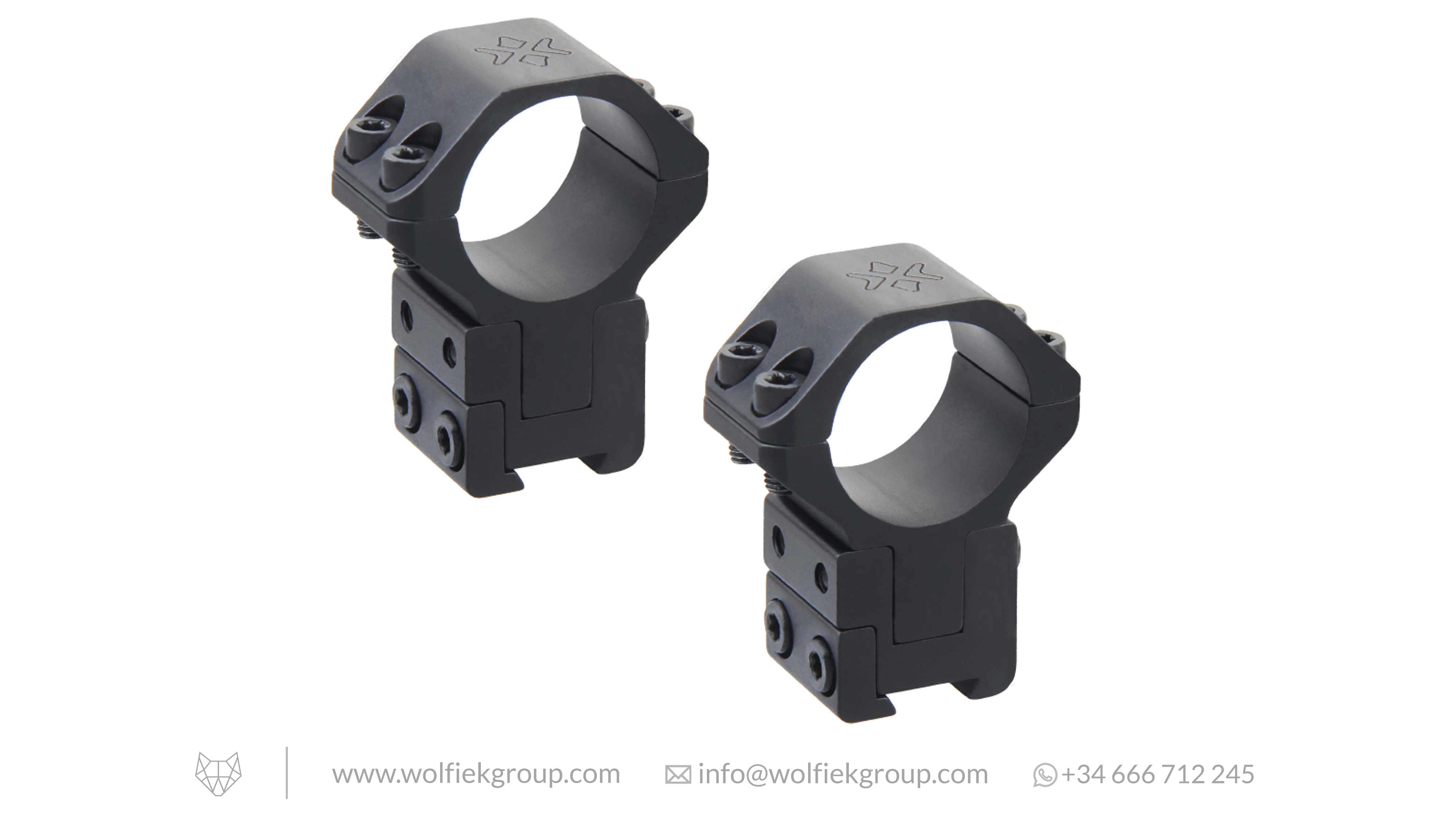 Vector Optics Dovetail Adjustable Riflescope Mounts - 25.4mm