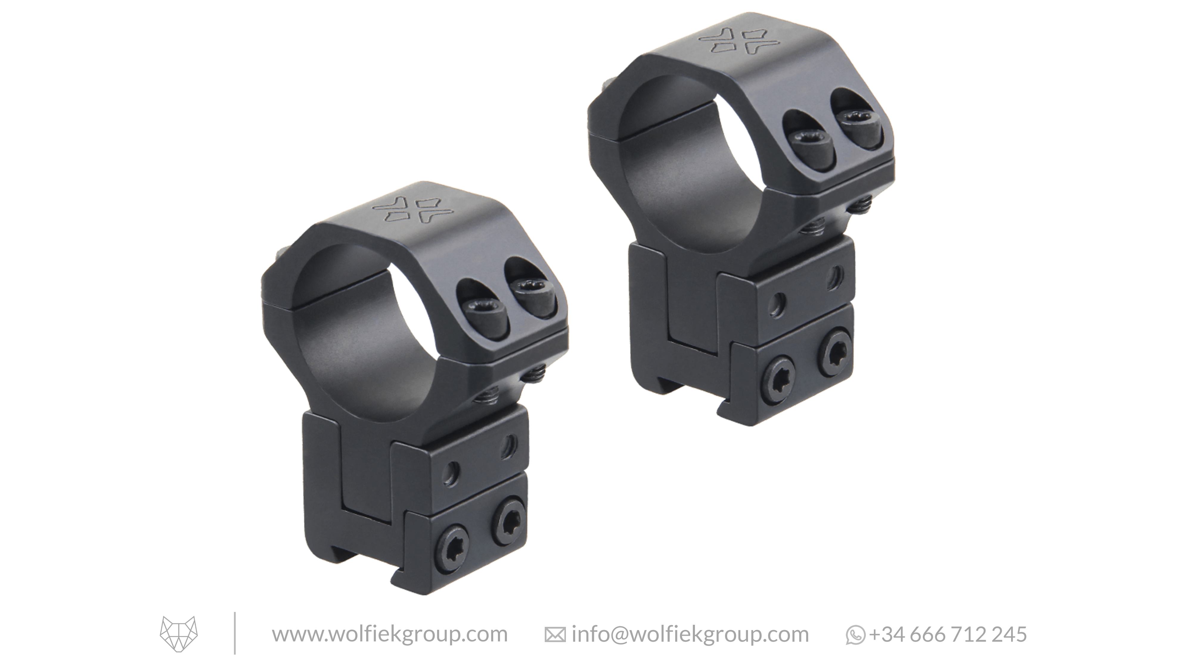 Vector Optics Dovetail Adjustable Riflescope Mounts - 25.4mm