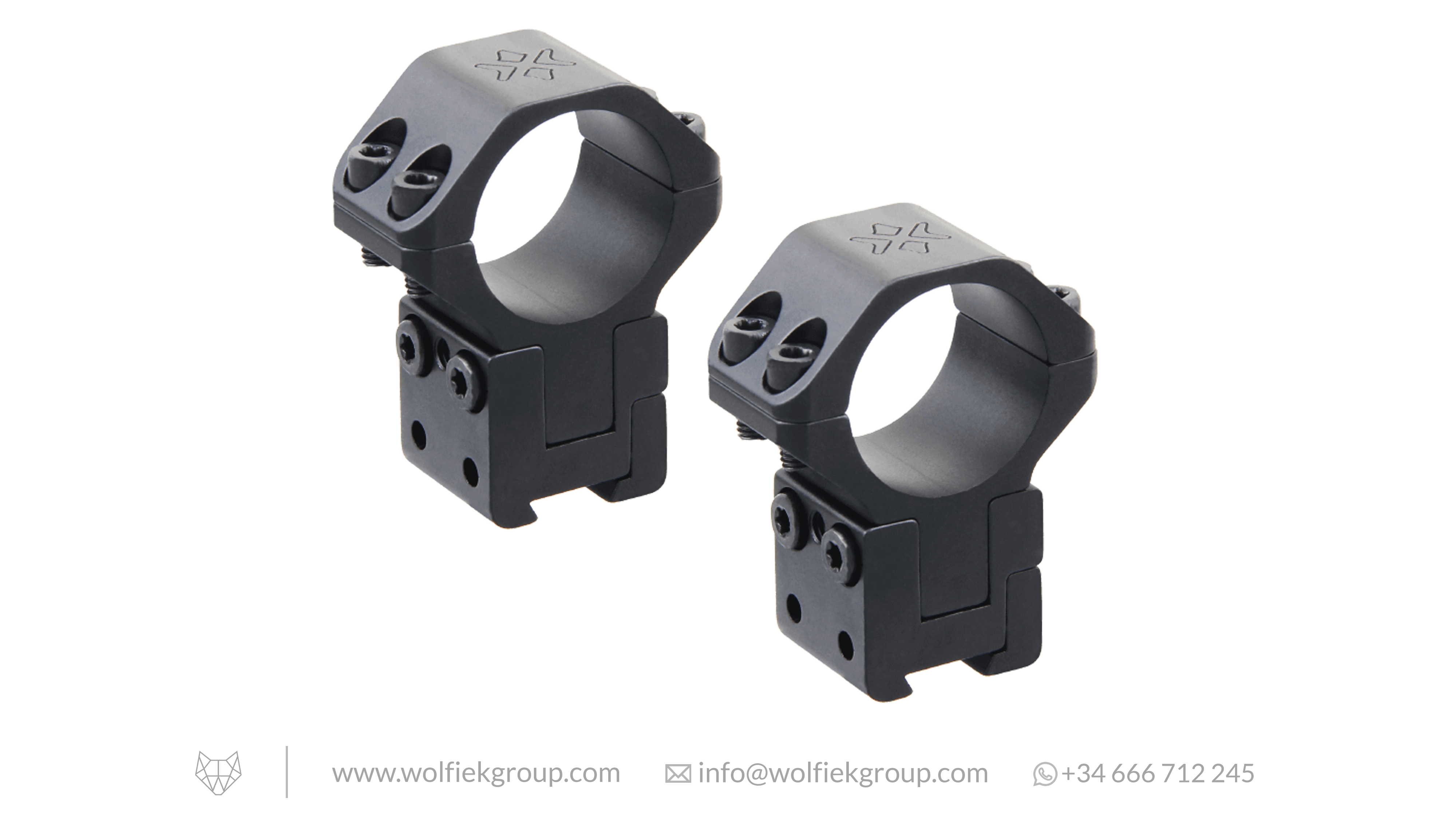 Vector Optics Dovetail Adjustable Riflescope Mounts - 25.4mm