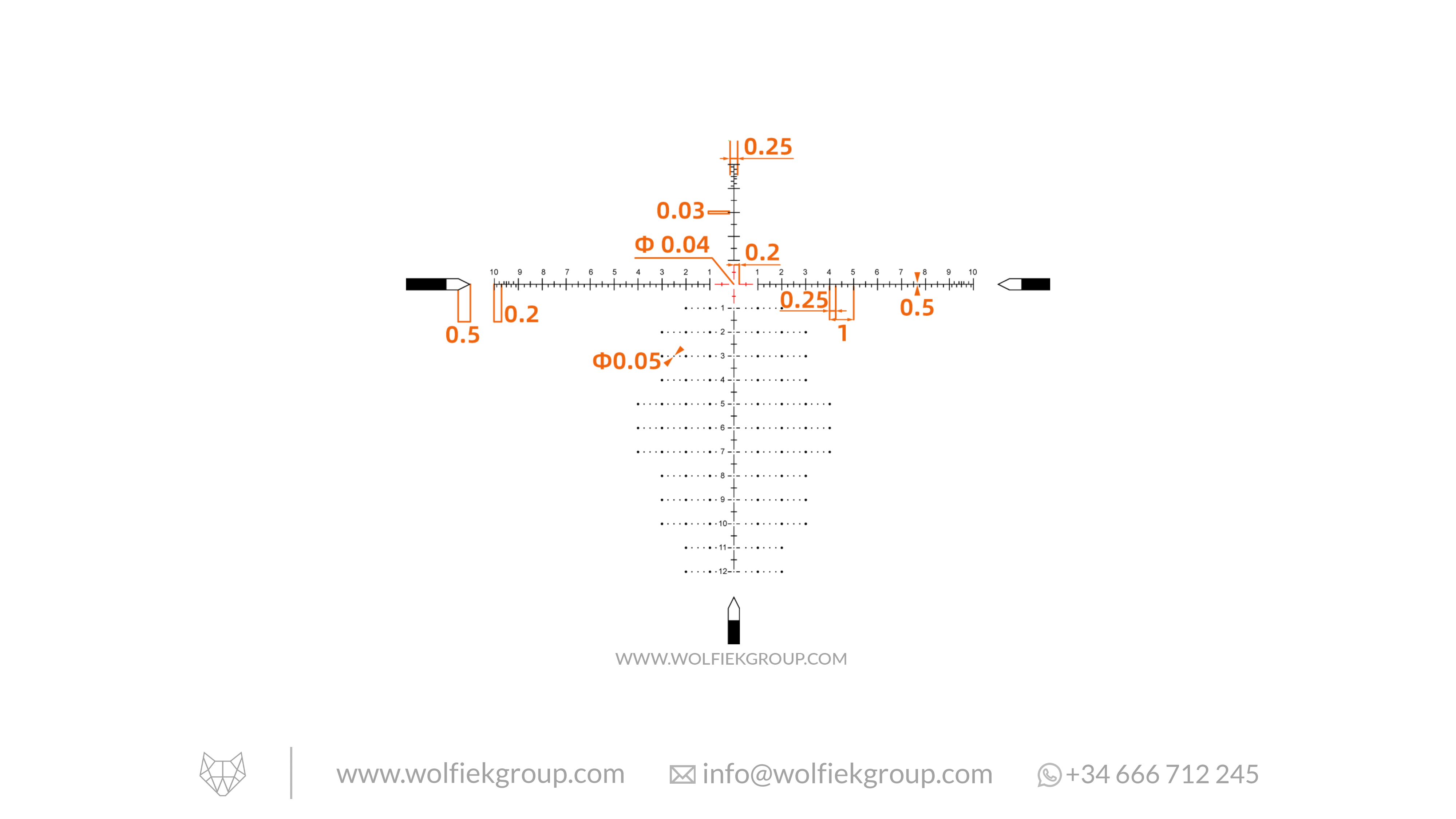 Vector Optics Taurus Riflescope - 6-24x50 HD MIL