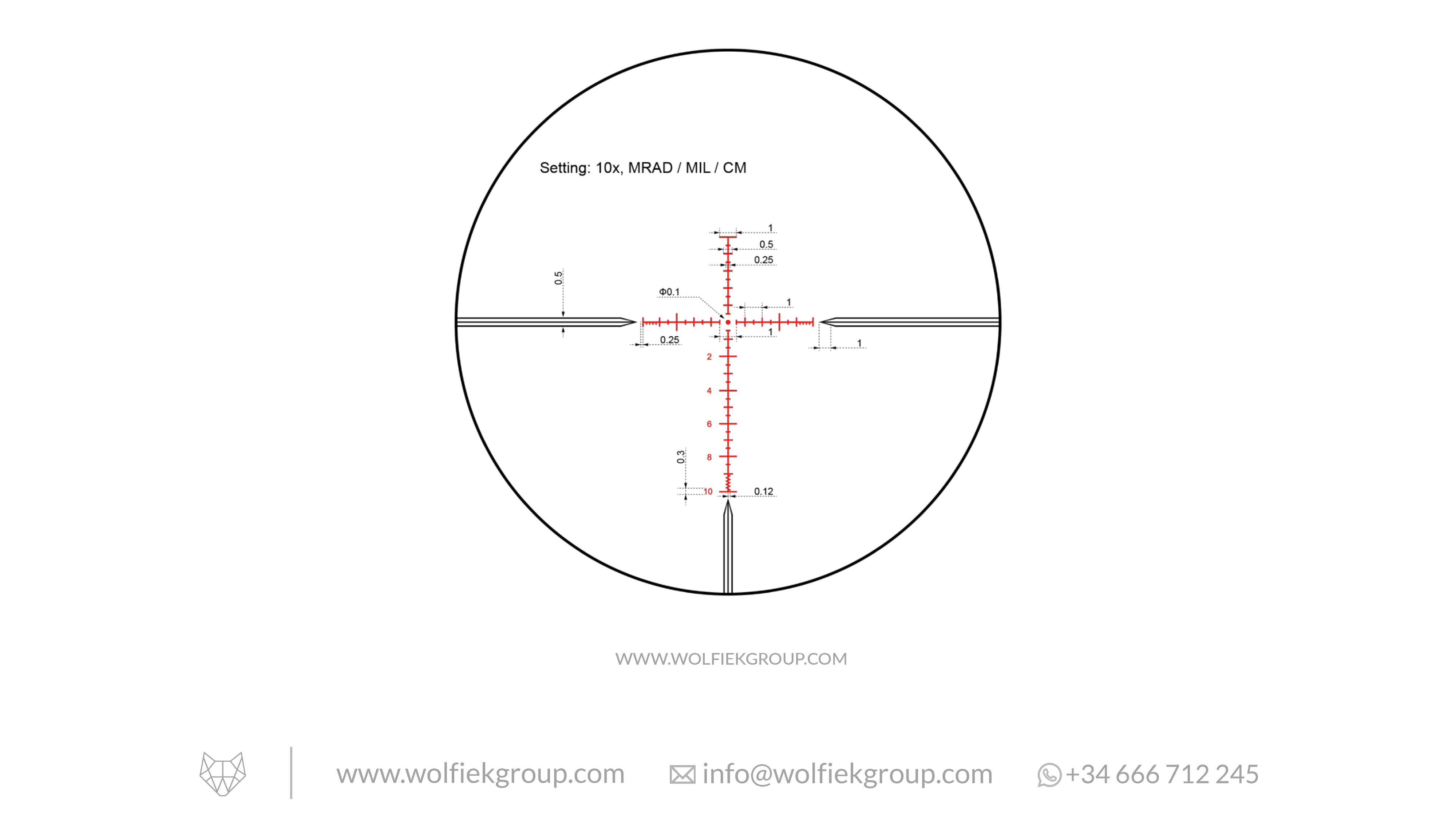Vector Optics Taurus Riflescope - 6-24x50 HD SFP