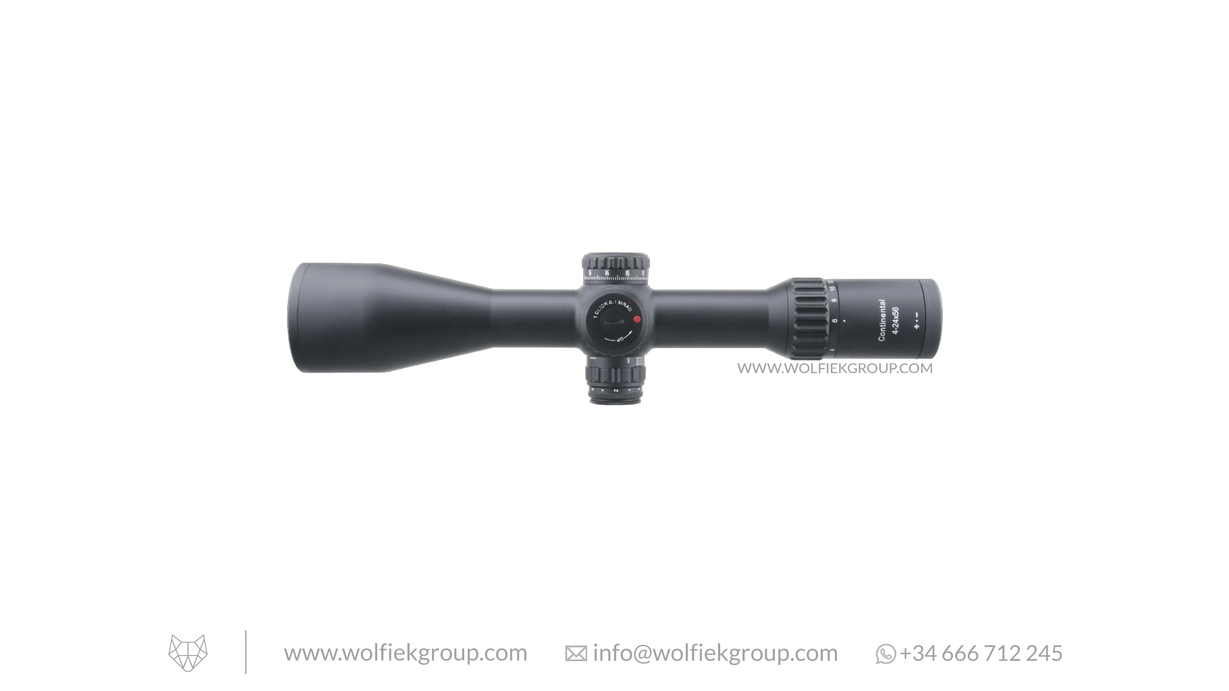 Vector Optics Continental Riflescope - x6 3-18x50 VCT FFP