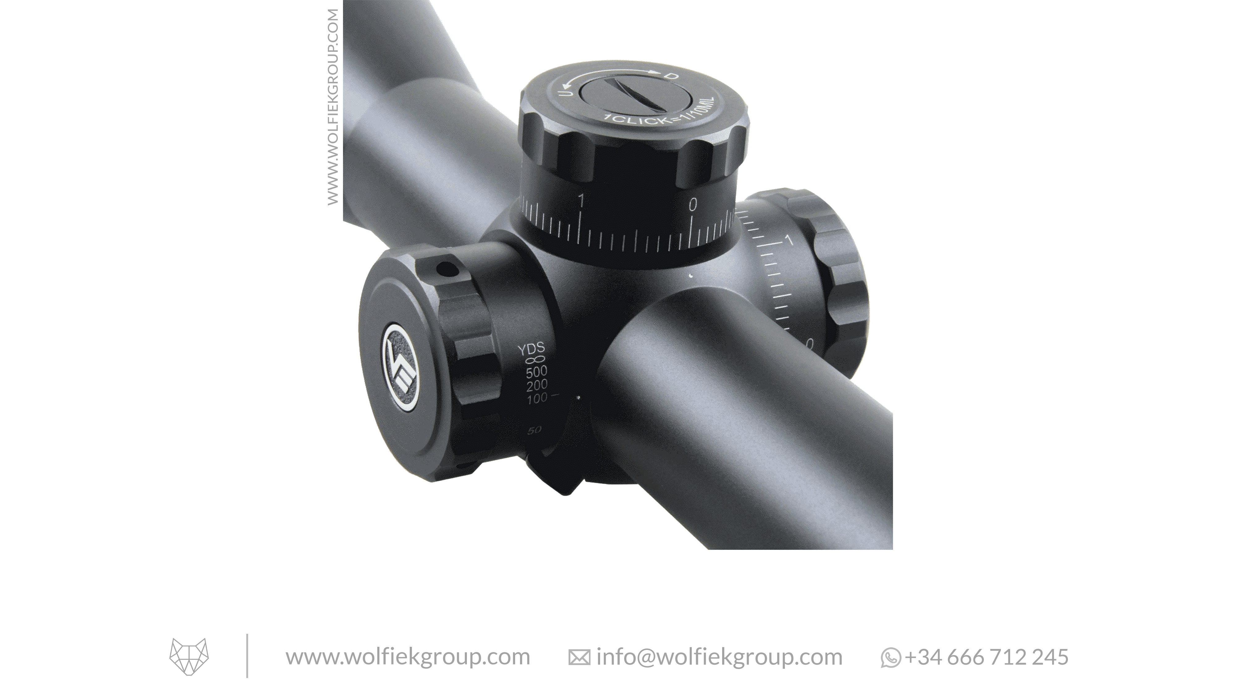 Vector Optics Marksman Riflescope - 10x44 SFP