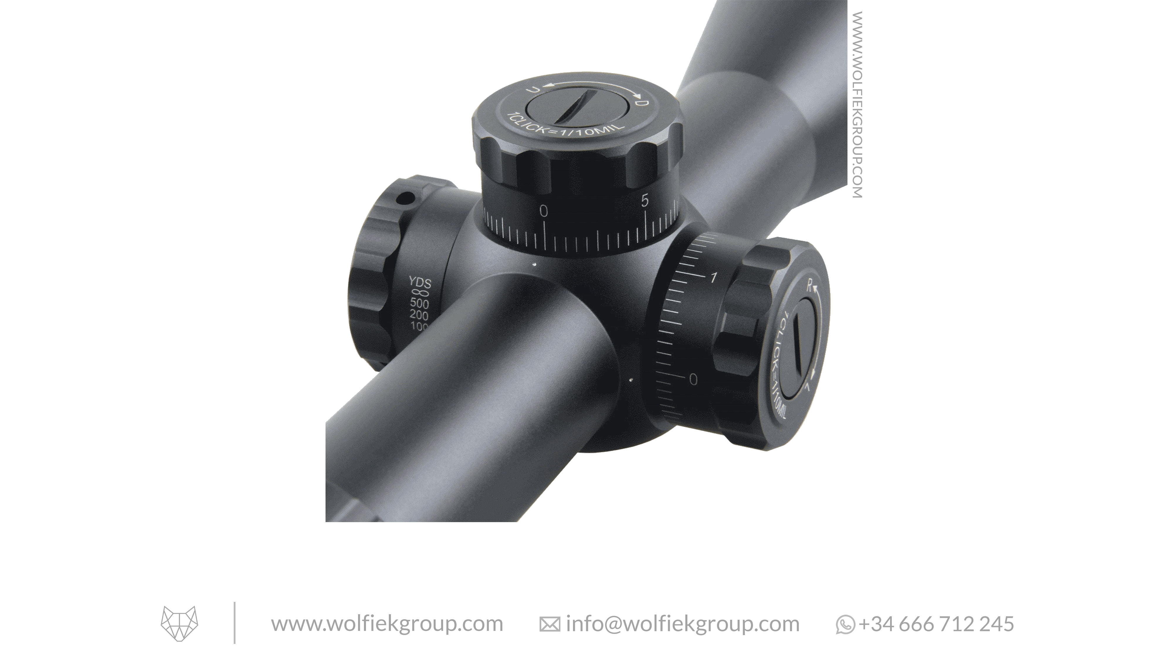 Vector Optics Marksman Riflescope - 10x44 SFP