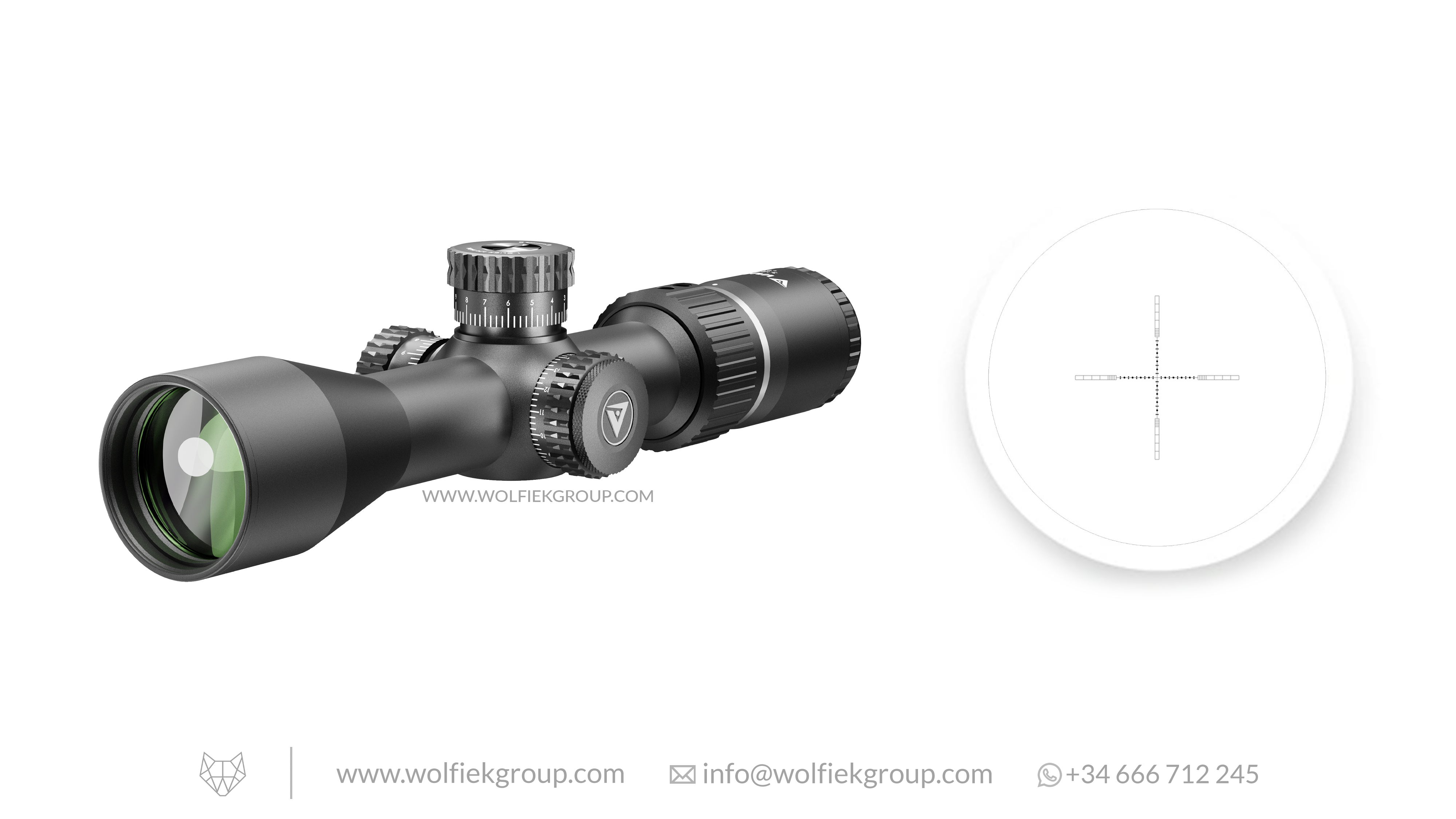 Valiant Optics Themys Riflescope - 3-12x42 SF Compact
