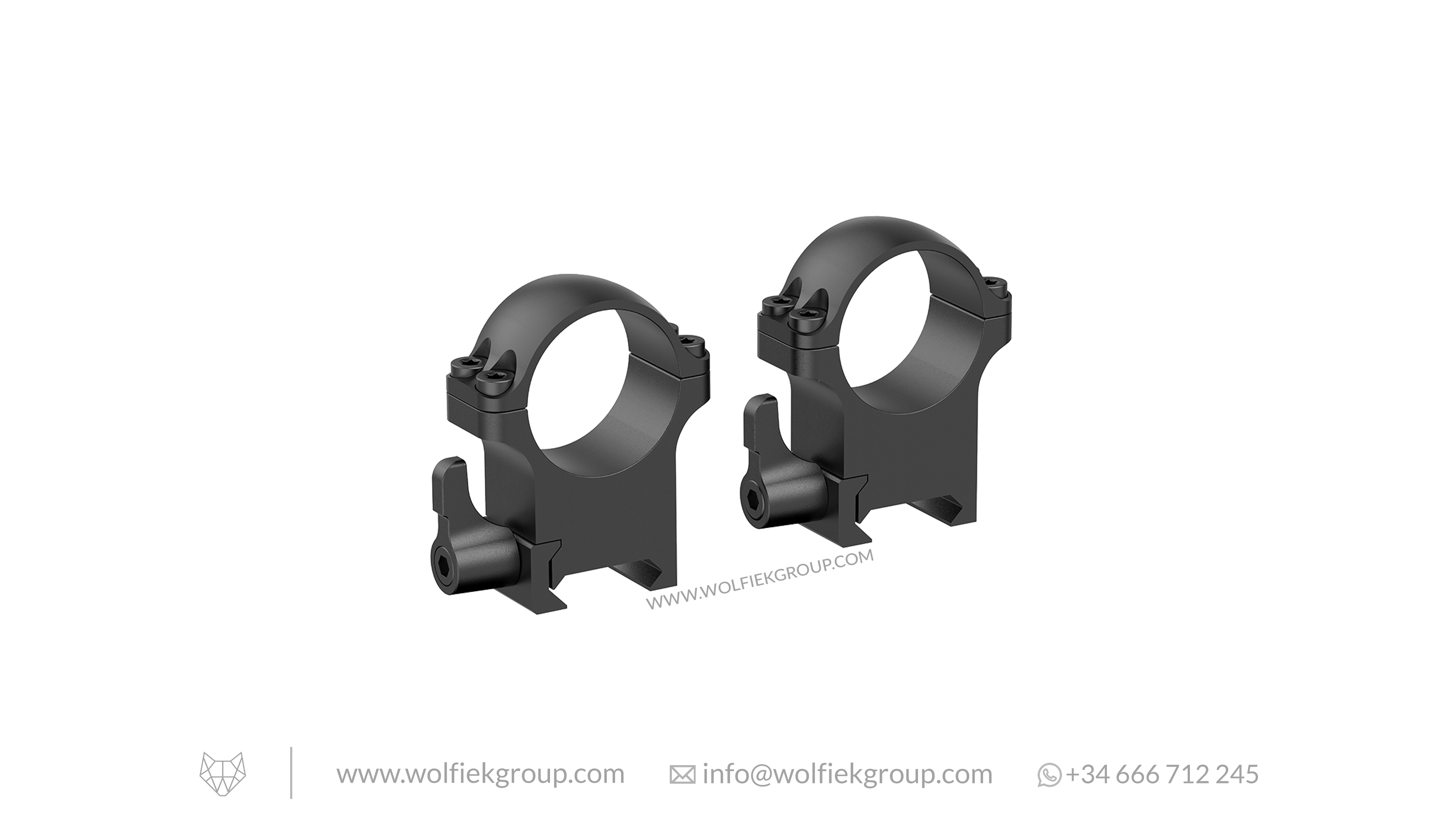 Vector Optics Weaver Riflescope Steel Mounts - 30mm QD