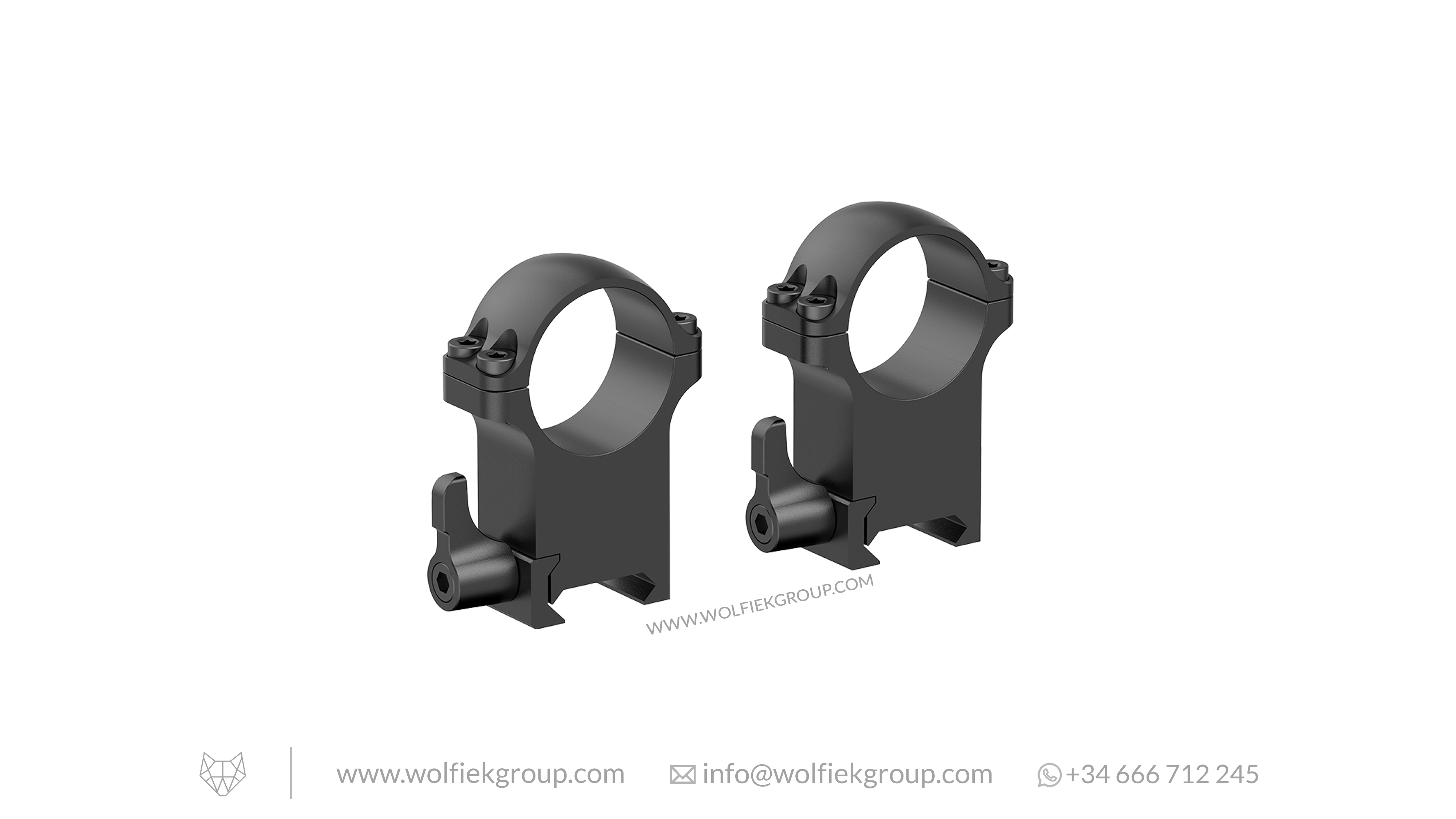 Vector Optics Weaver Riflescope Steel Mounts - 30mm QD