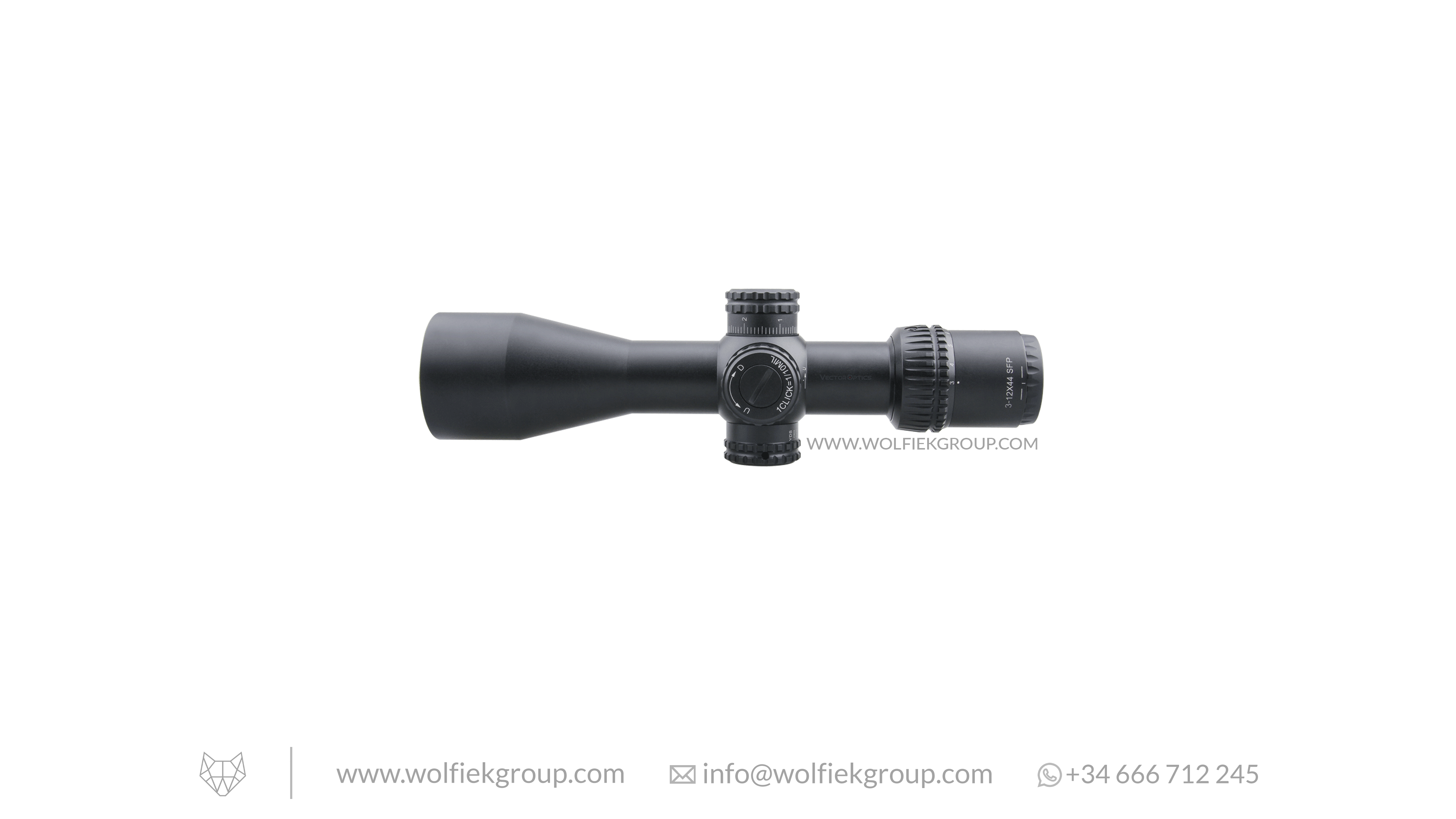 Vector Optics Veyron Riflescope - 3-12x44 SFP