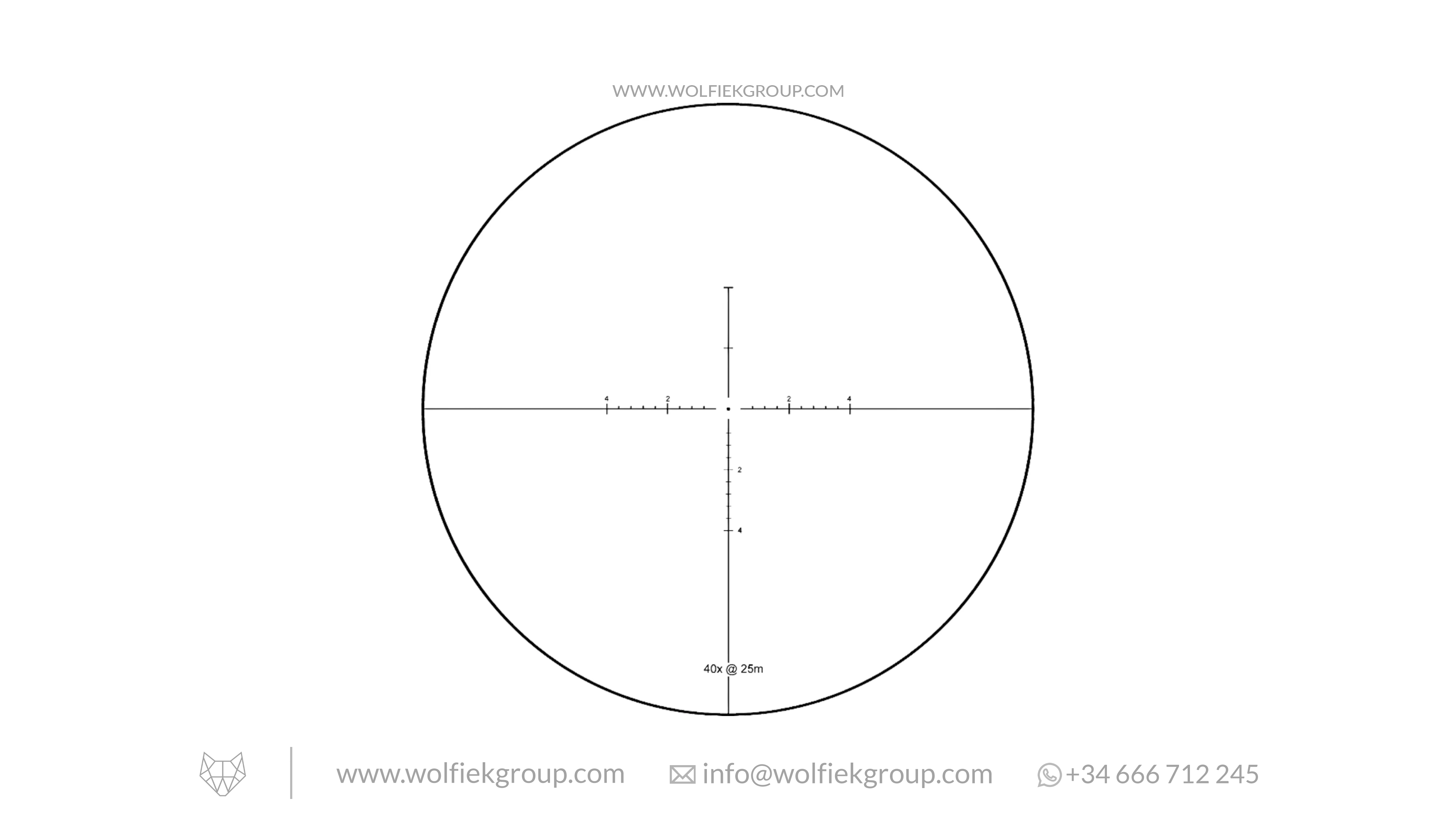 Vector Optics Sentinel-X Pro Center Dot Riflescope - 10-40x50