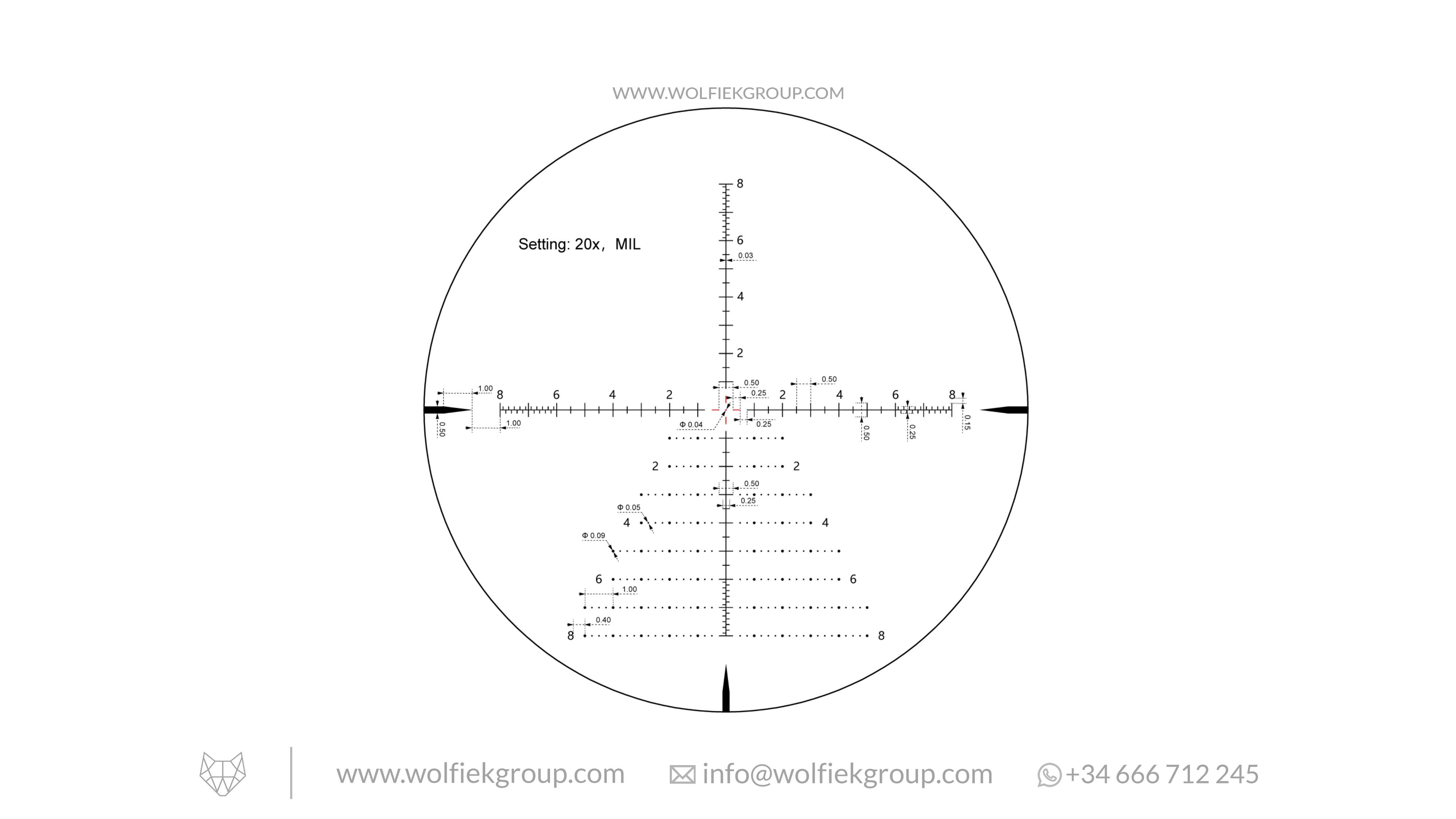 Vector Optics Taurus Riflescope - 3-24x56 ED SFP